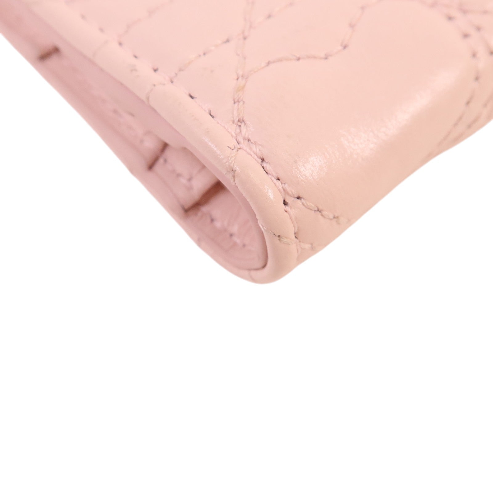 Dior 牛皮皮革Wallet金扣錢包