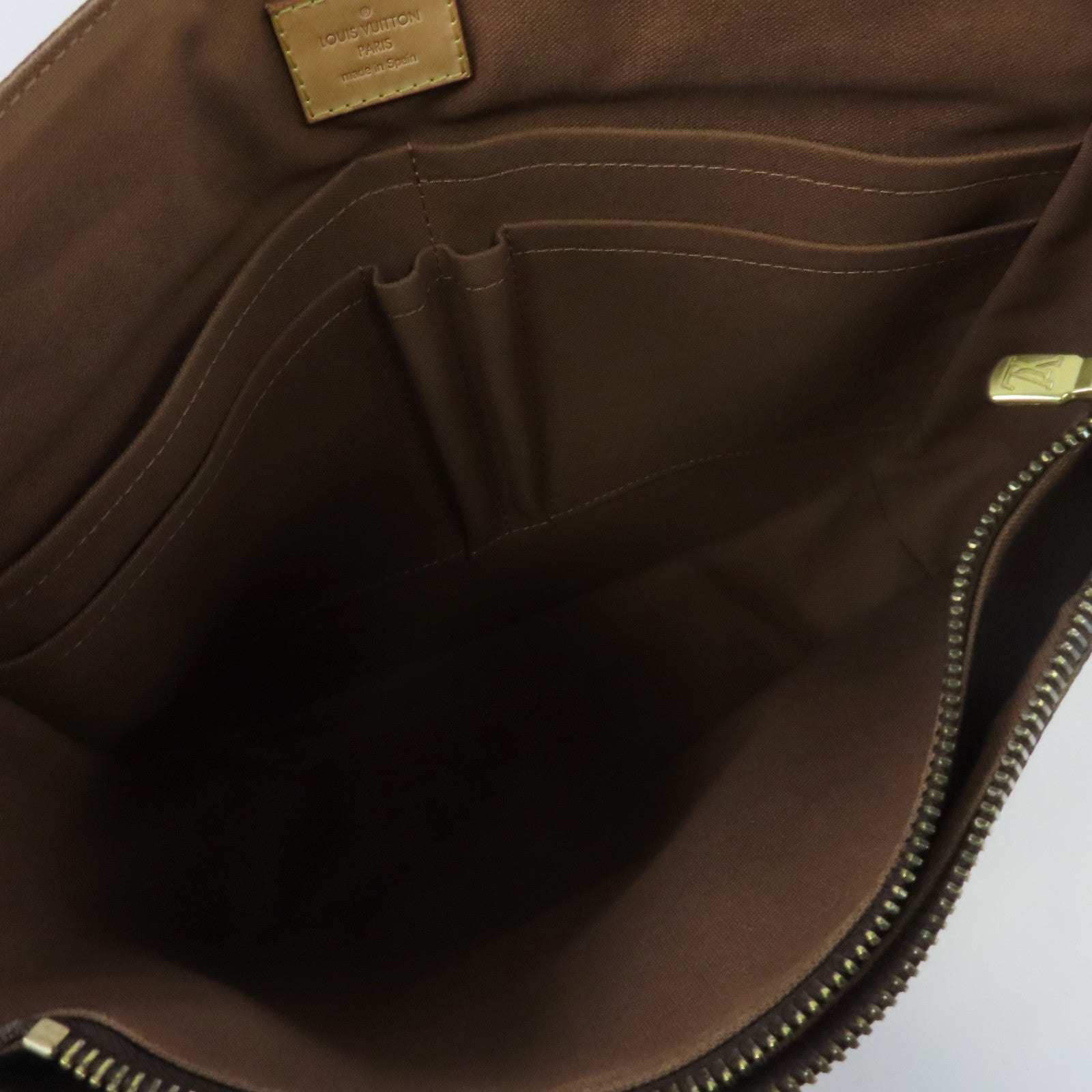 LOUIS VUITTON Monogram Beaubourg MM金扣肩背袋啡色