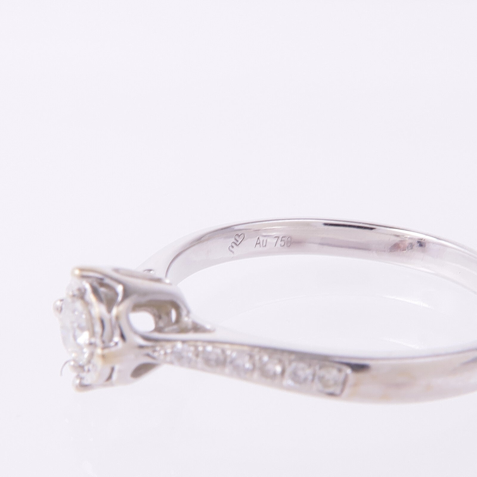 JEWELRY 【激減優惠】18K白金Diamond Ring鑽石戒指US#7.5