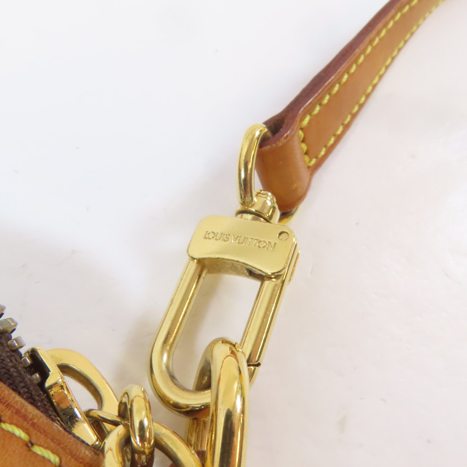 LOUIS VUITTON 【激減優惠】Monogram Palermo PM金扣手挽肩背兩用袋啡色