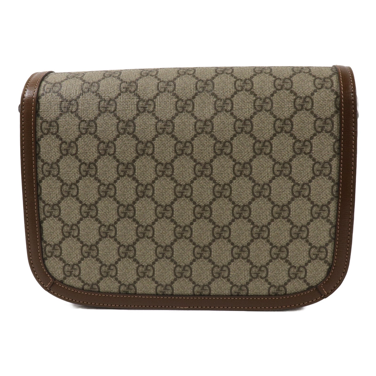 GUCCI 塗層帆布Horsebit 1955肩背袋