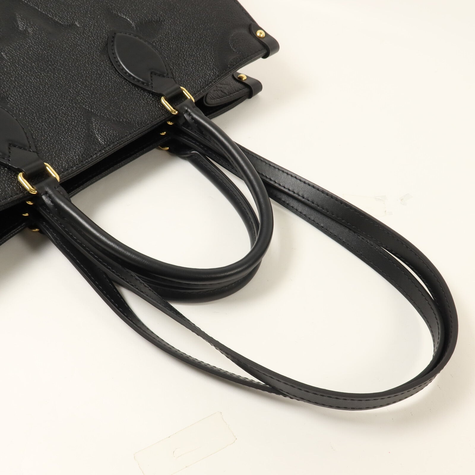 LOUIS VUITTON Monogram Empreinte On The Go MM手挽肩背兩用袋
