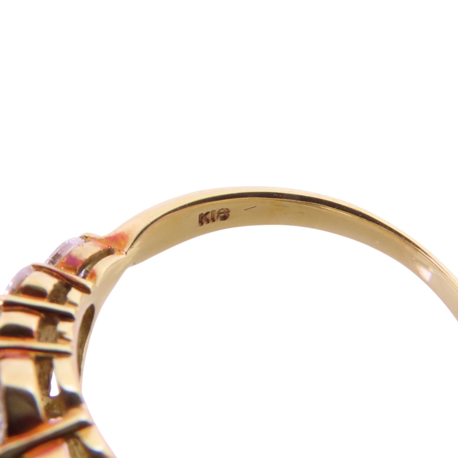 JEWELRY 18K黃金Diamond Ring鑽石戒指US#6.75