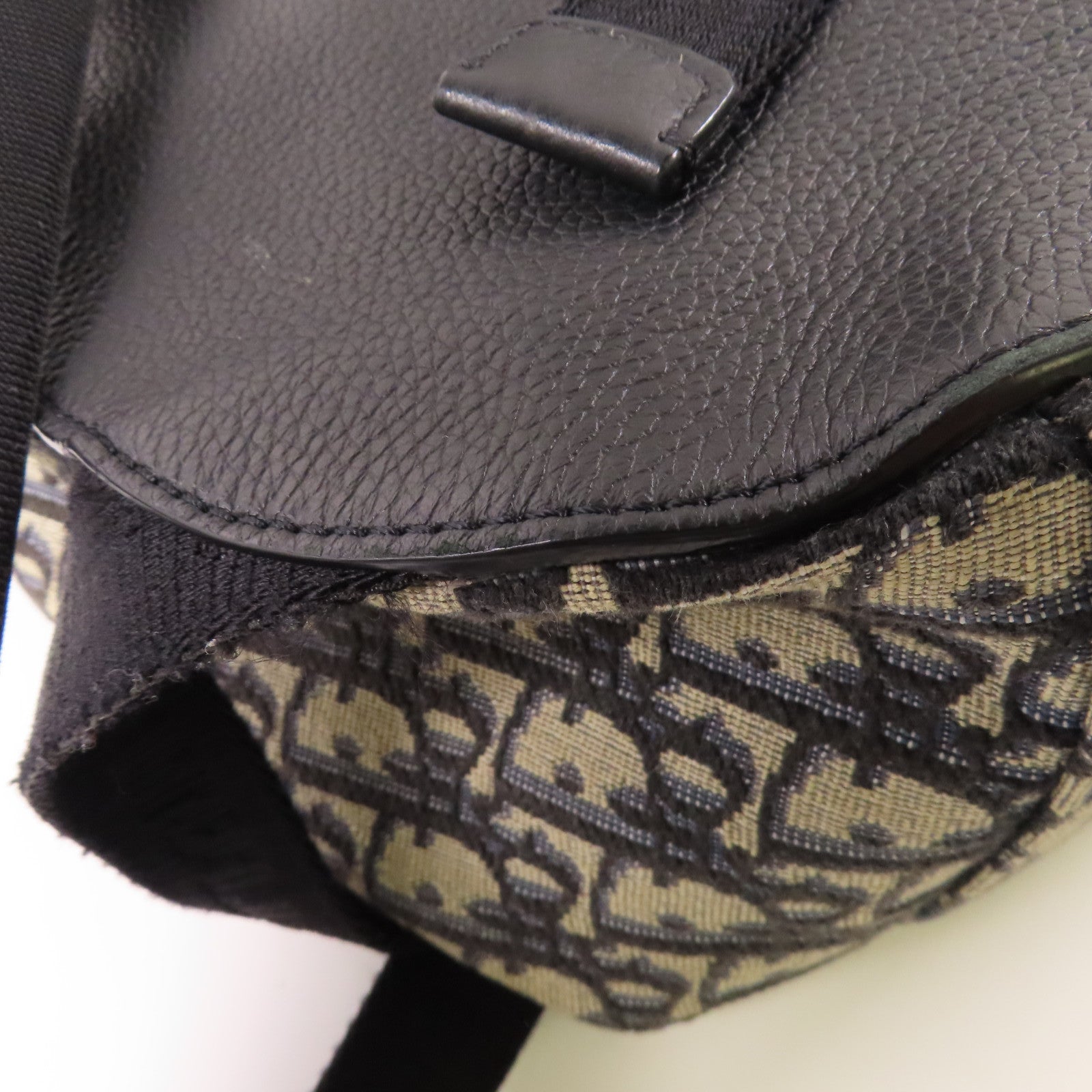 Dior 帆布Gallop Backpack銀扣背包