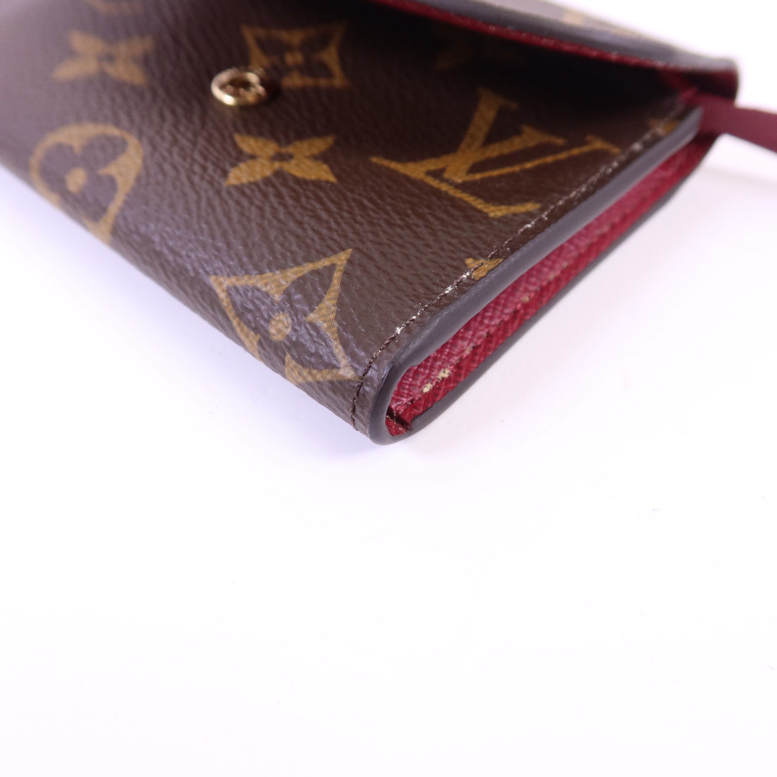 LOUIS VUITTON Monogram Rosalie金扣零錢包