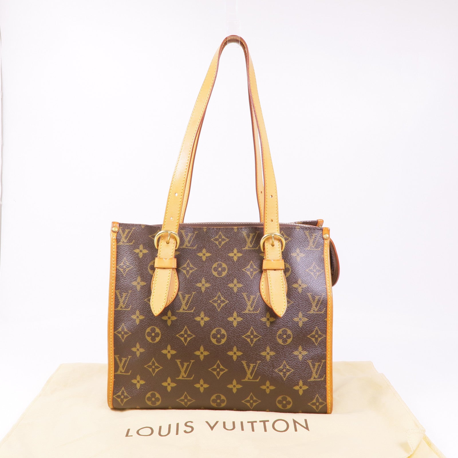 LOUIS VUITTON Monogram Popincourt Haut金扣肩背袋