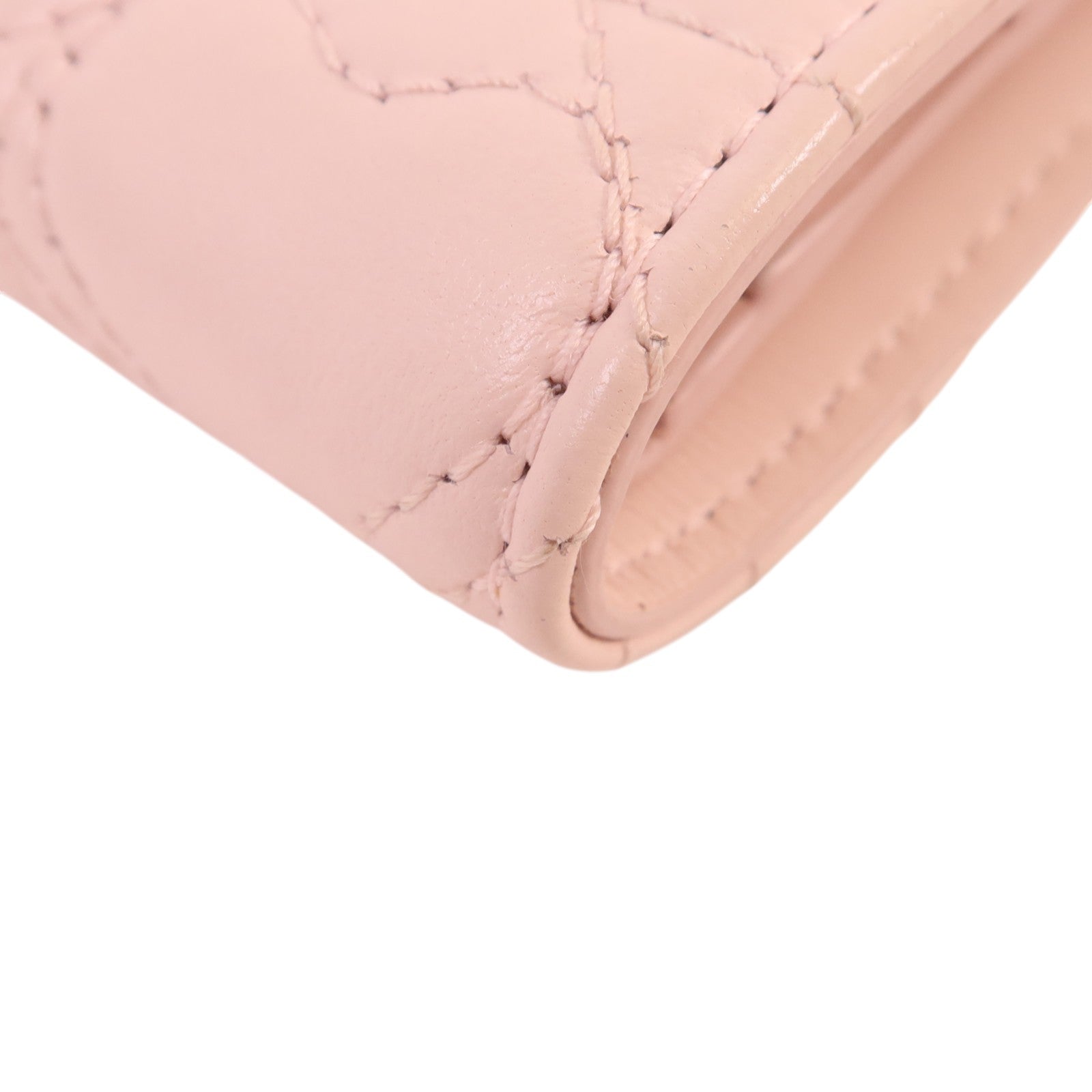 Dior 牛皮皮革Wallet金扣錢包
