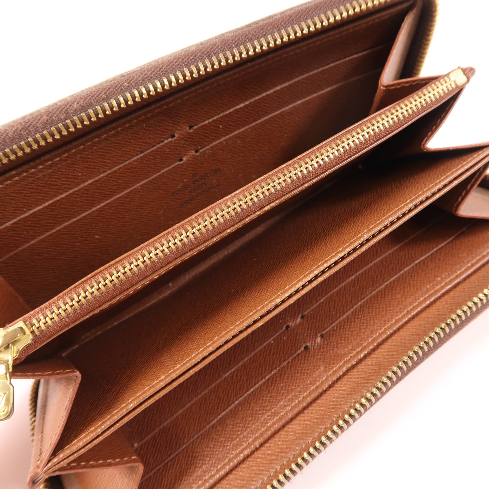 LOUIS VUITTON Monogram Zipper Long Wallet金扣長錢包