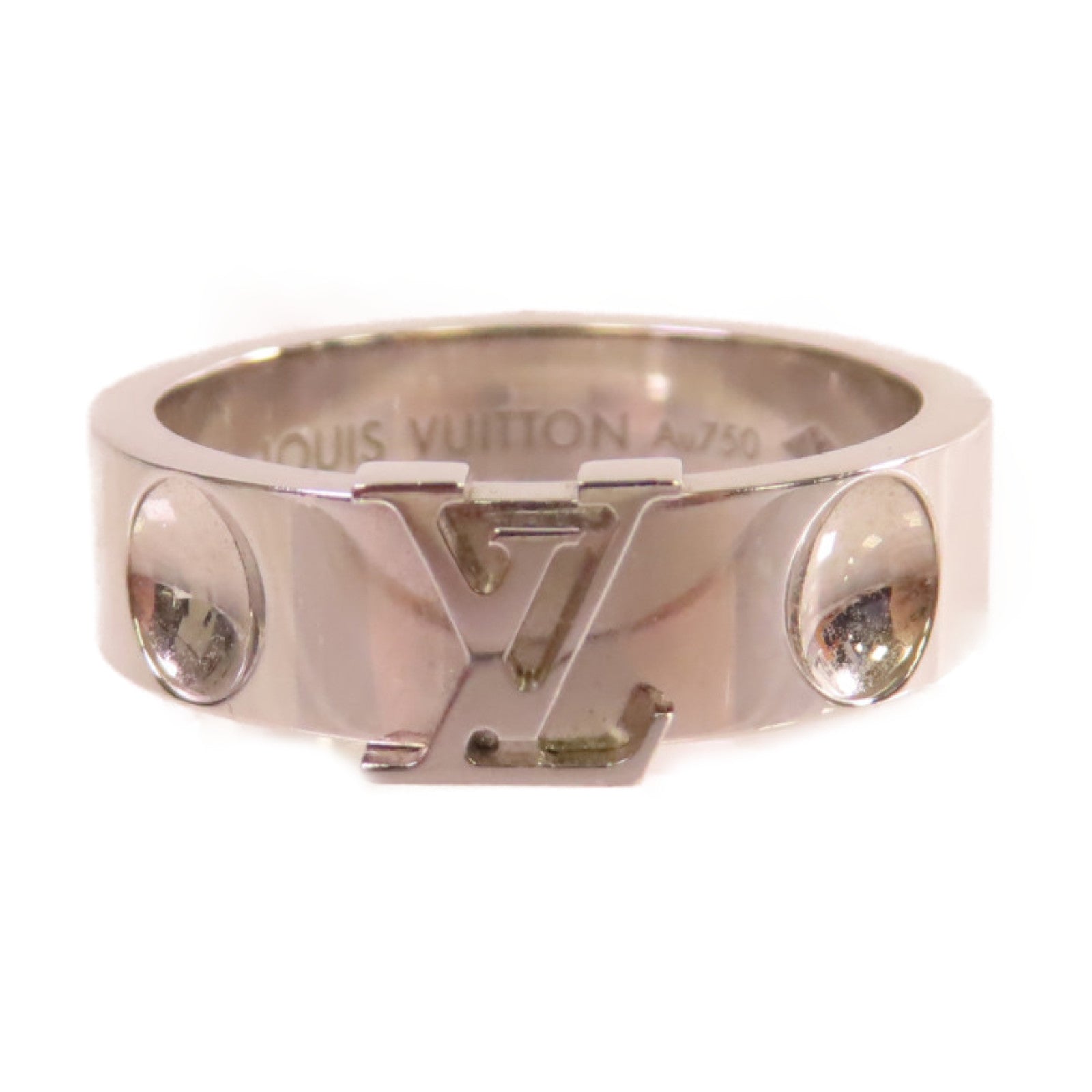LOUIS VUITTON 【激減優惠】18K白金Empreinte Ring戒指#50/US#5.5