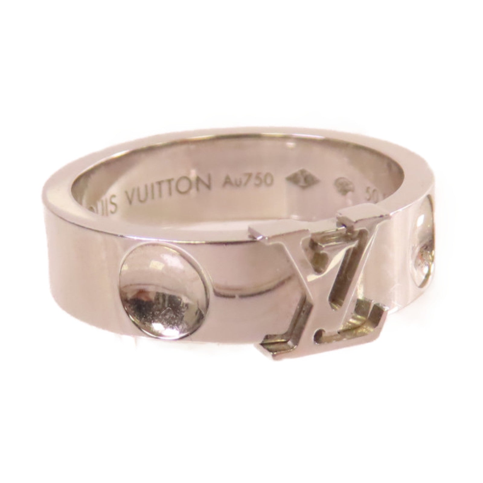 LOUIS VUITTON 【激減優惠】18K白金Empreinte Ring戒指#50/US#5.5
