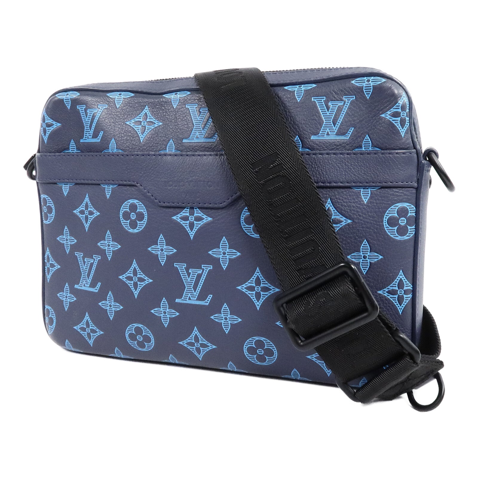 LOUIS VUITTON Monogram Shadow Trio Messenger肩背袋