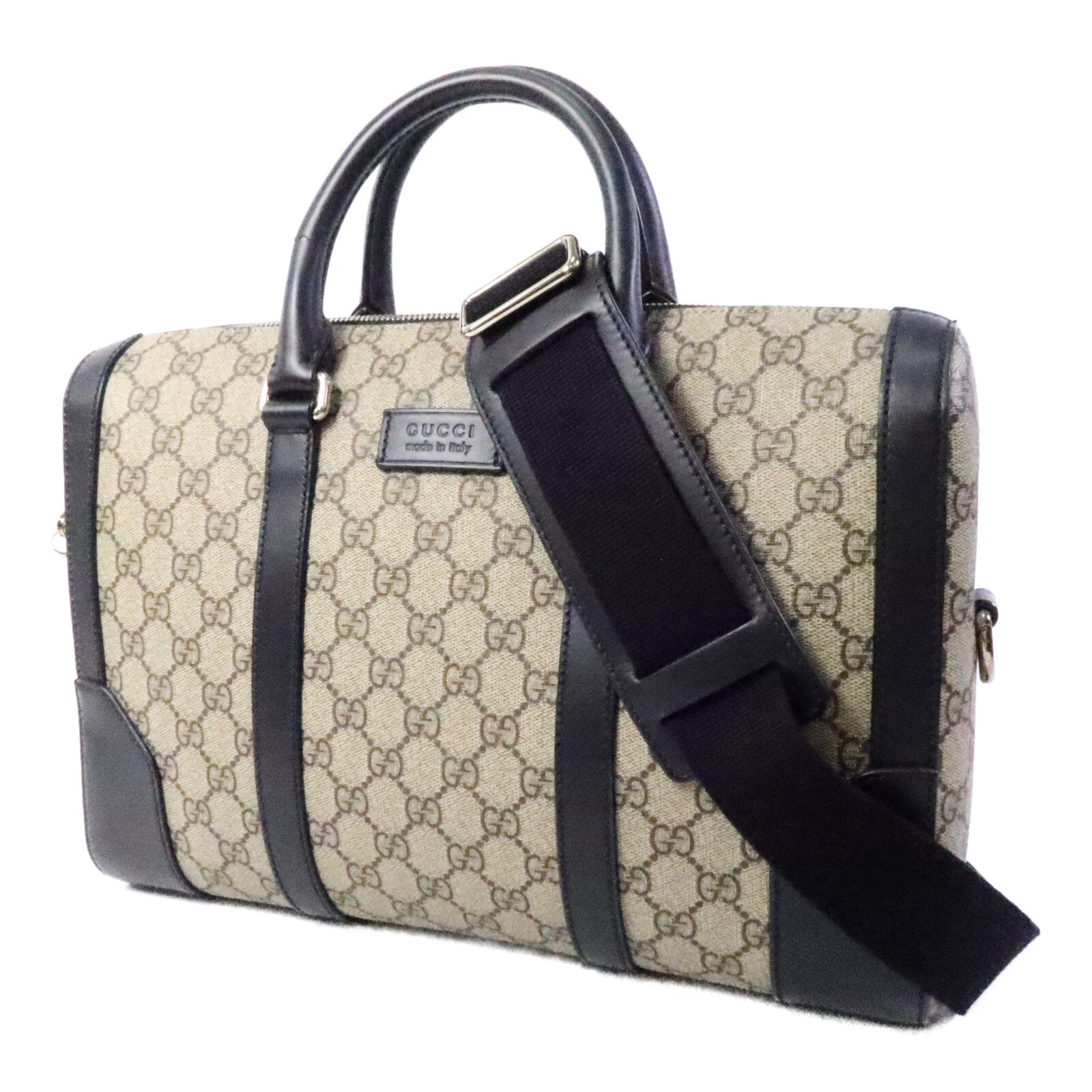 GUCCI 塗層帆布Briefcase手挽肩背兩用袋