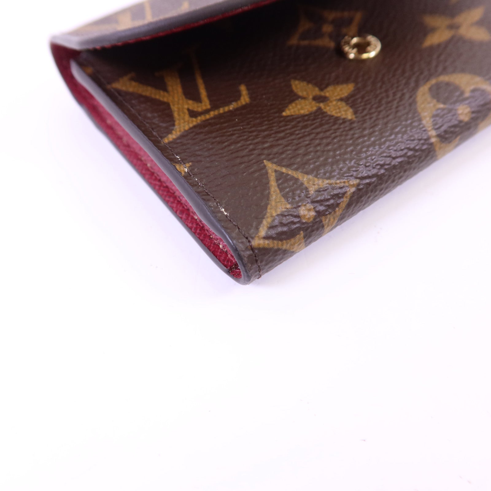 LOUIS VUITTON Monogram Rosalie金扣零錢包