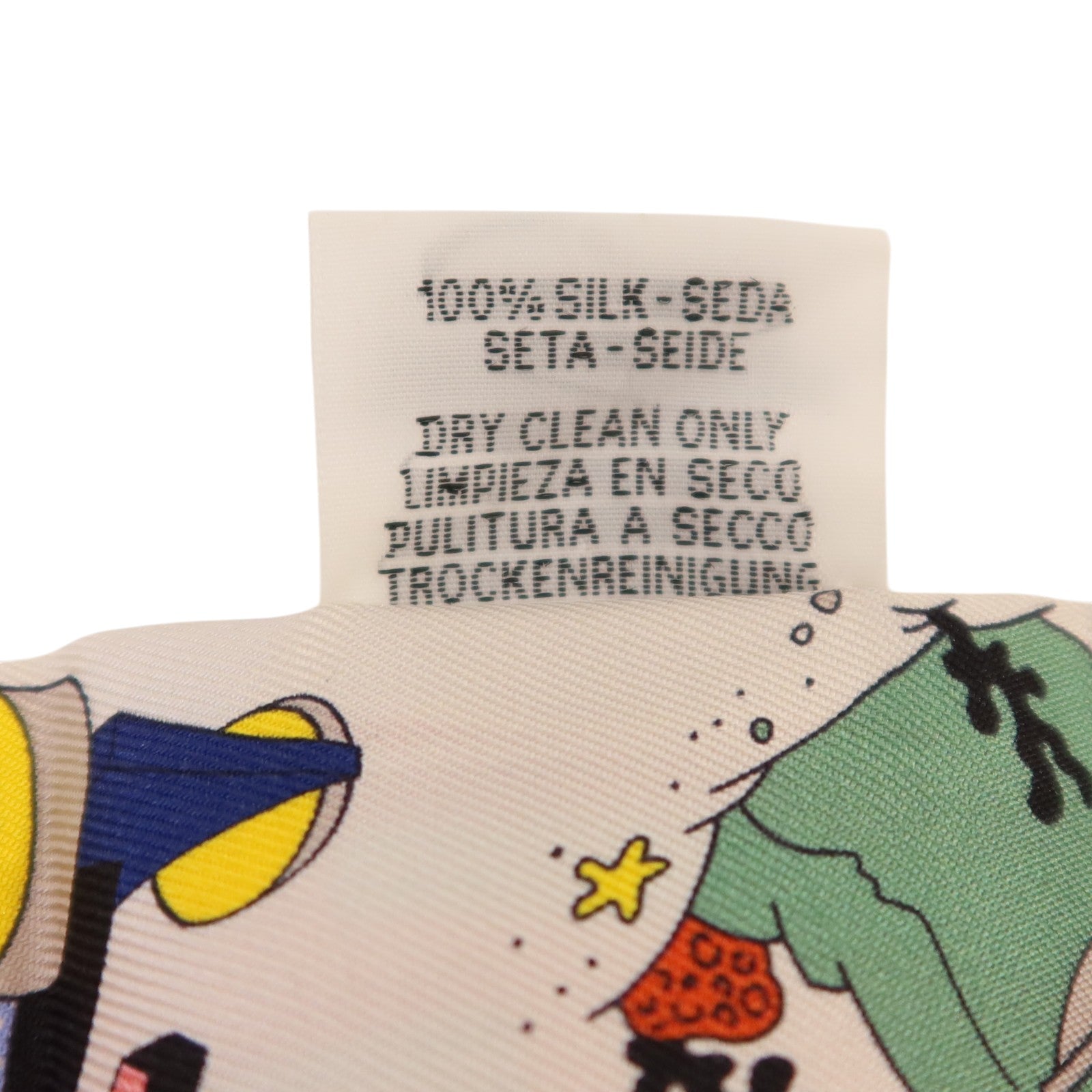HERMES 絲質A Vos Crayons et Carre Libre Twilly絲巾