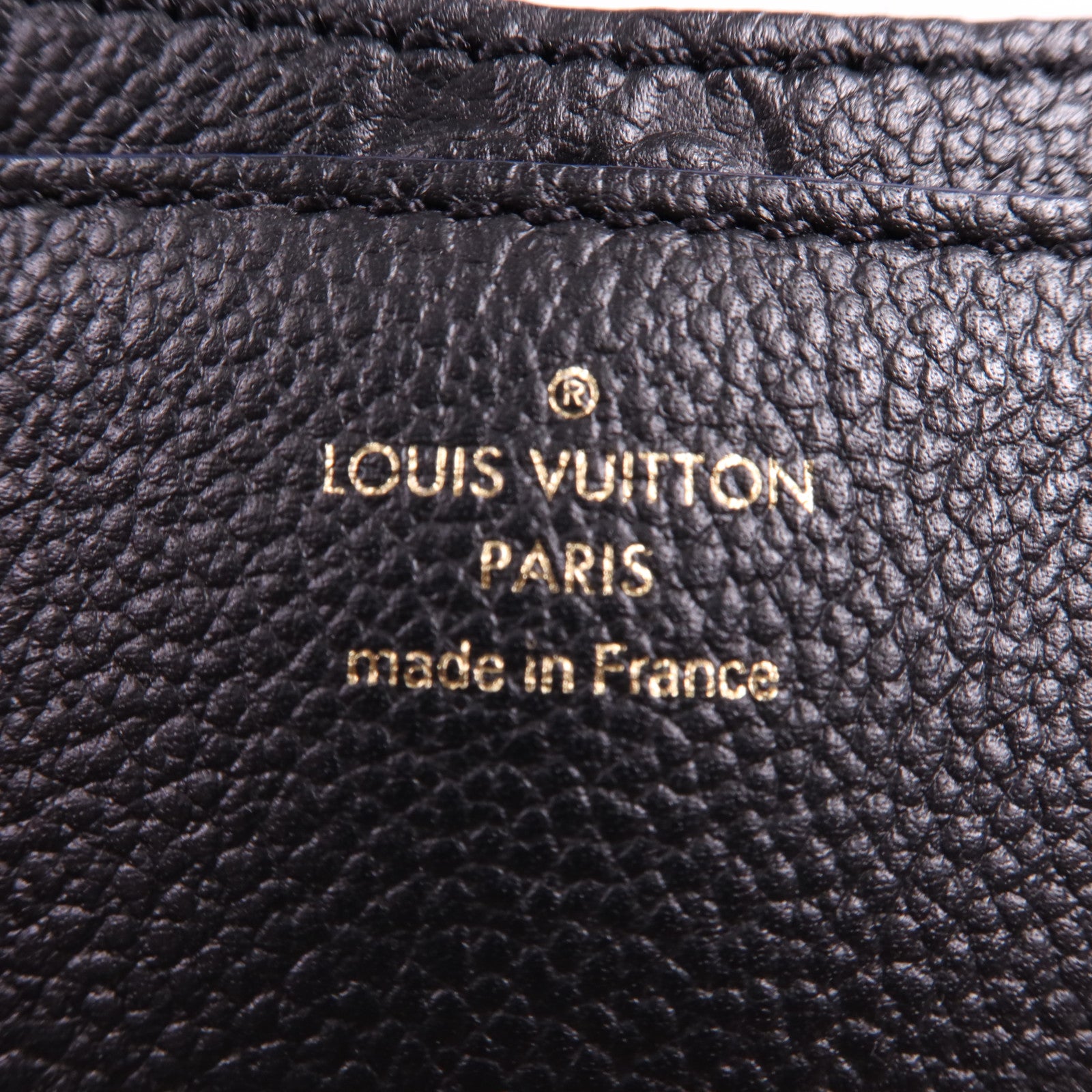 LOUIS VUITTON Monogram Empreinte Blanche BB金扣手挽肩背兩用袋