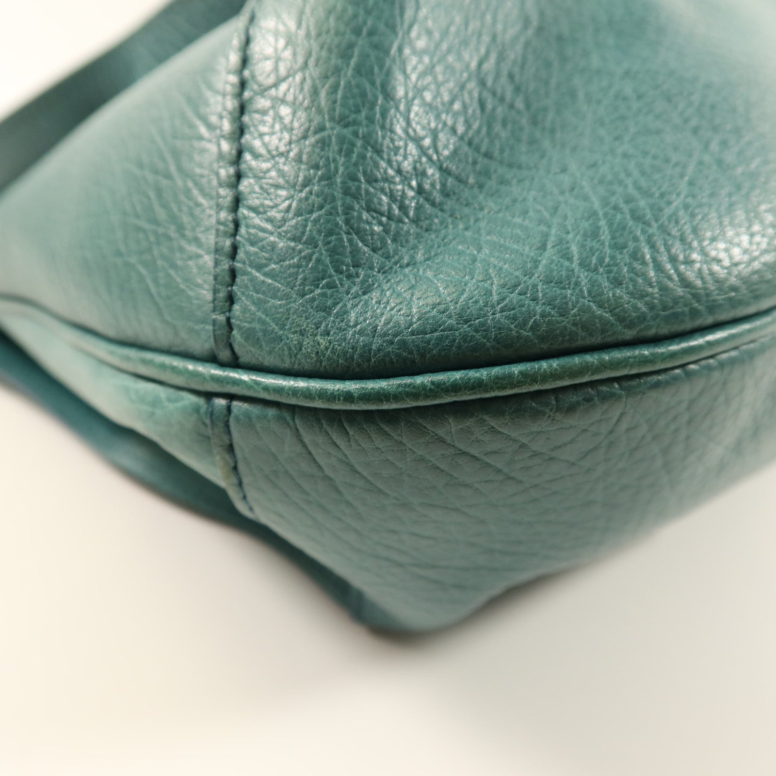 CELINE 牛皮皮革Shoulder Bag銀扣手挽肩背兩用袋