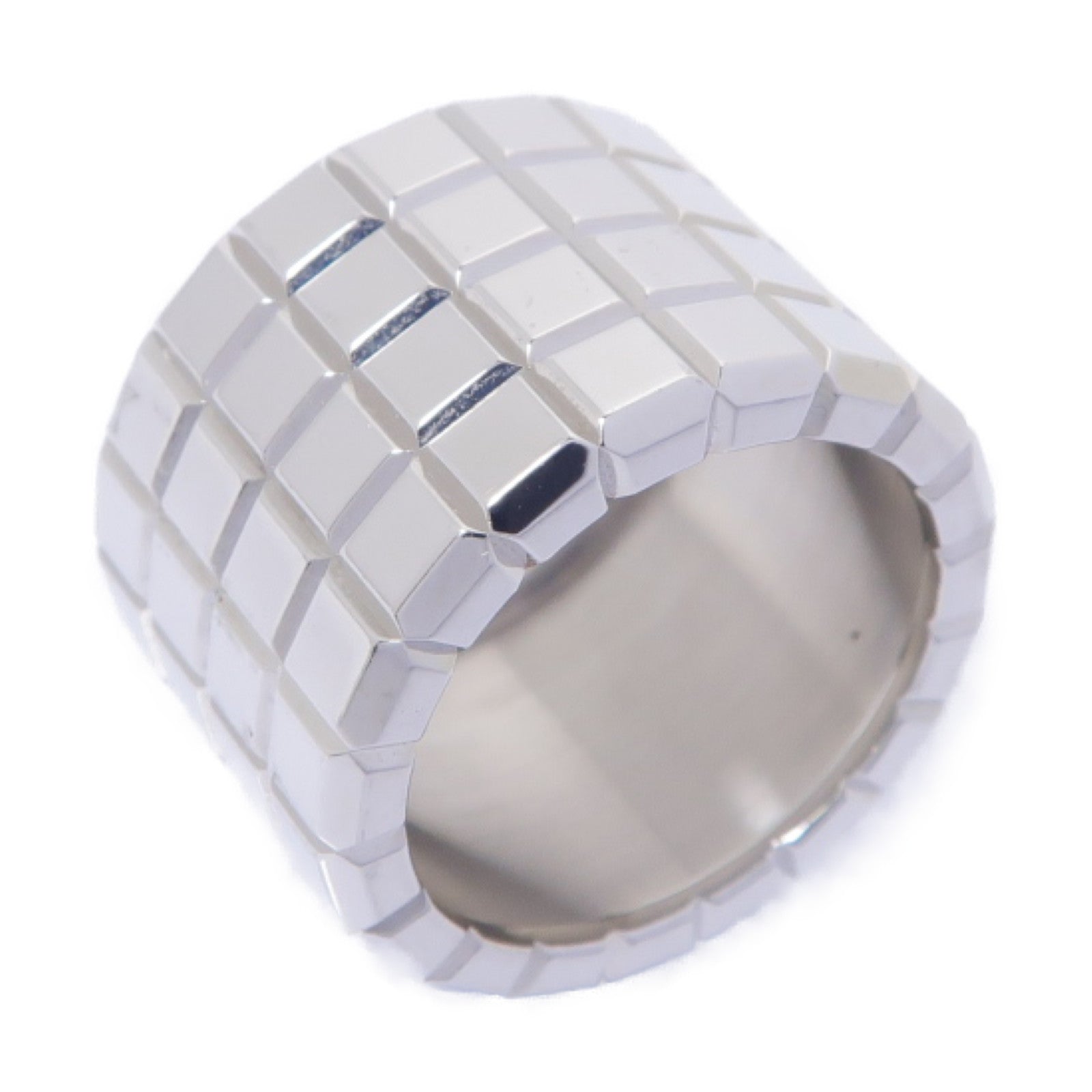 Chopard 18K白金Ice Ring戒指US#6.25
