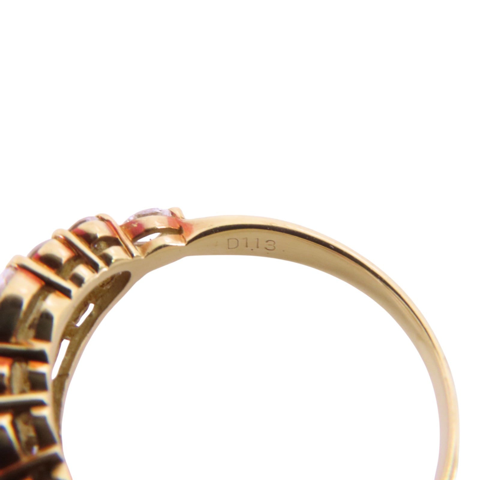 JEWELRY 18K黃金Diamond Ring鑽石戒指US#6.75