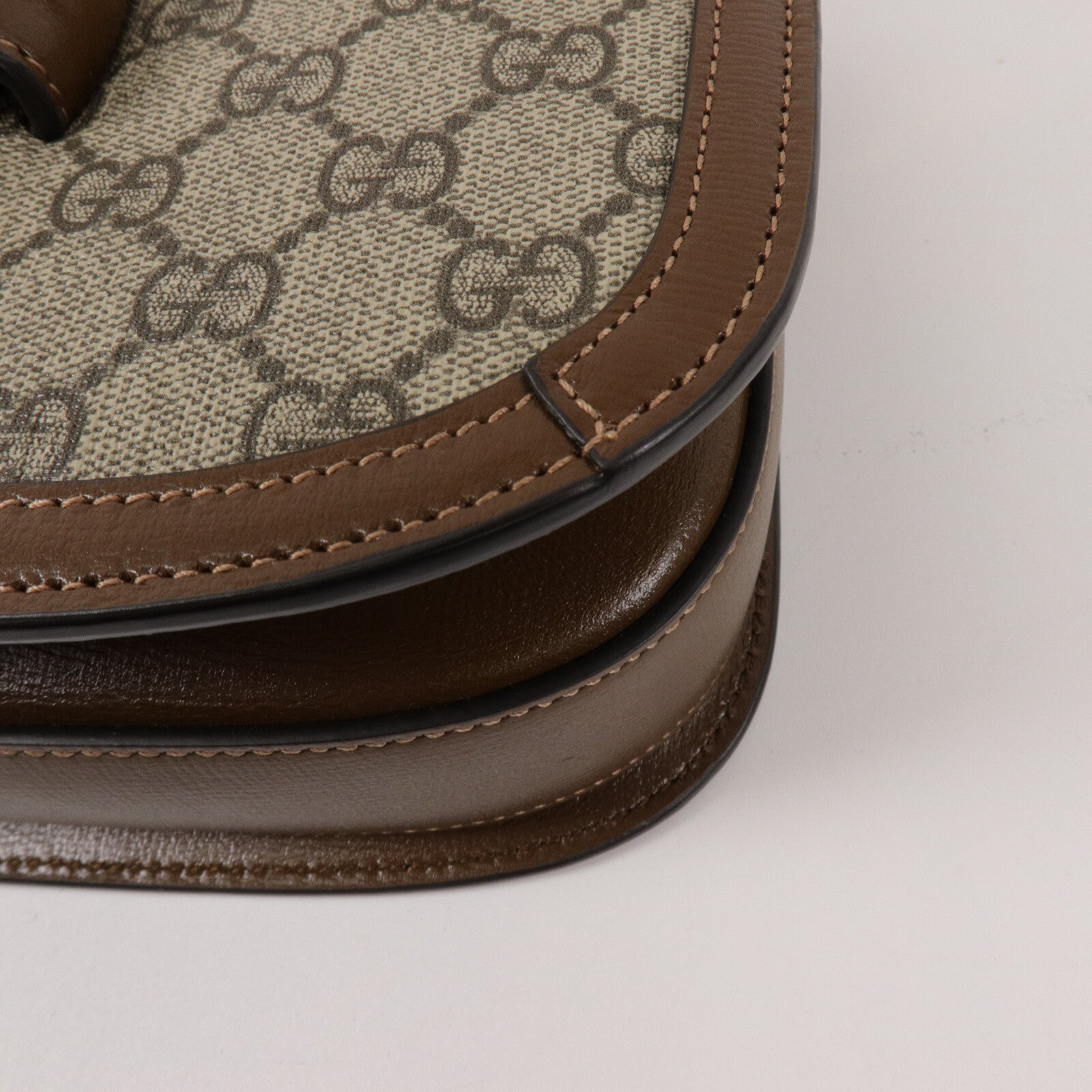 GUCCI 塗層帆布Horsebit 1955肩背袋