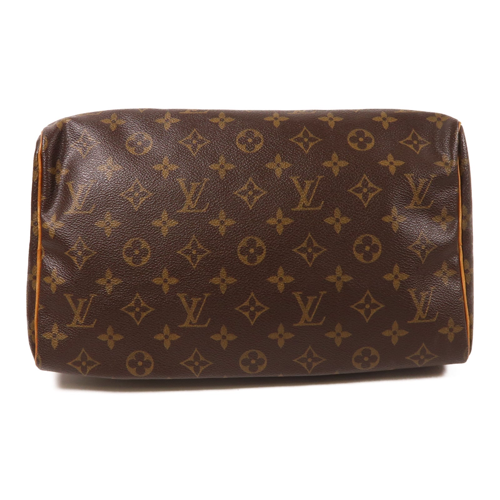 LOUIS VUITTON Monogram Speedy 30金扣手挽袋棕色