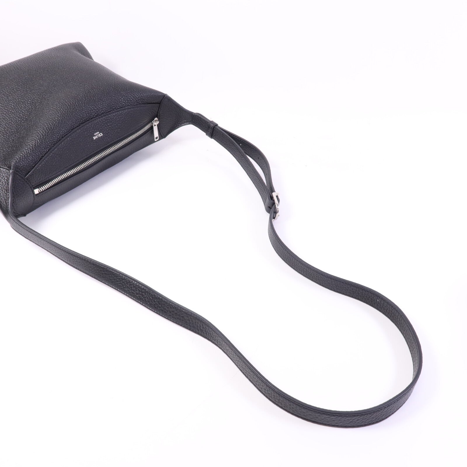 CELINE 牛皮皮革Harry銀扣肩背袋