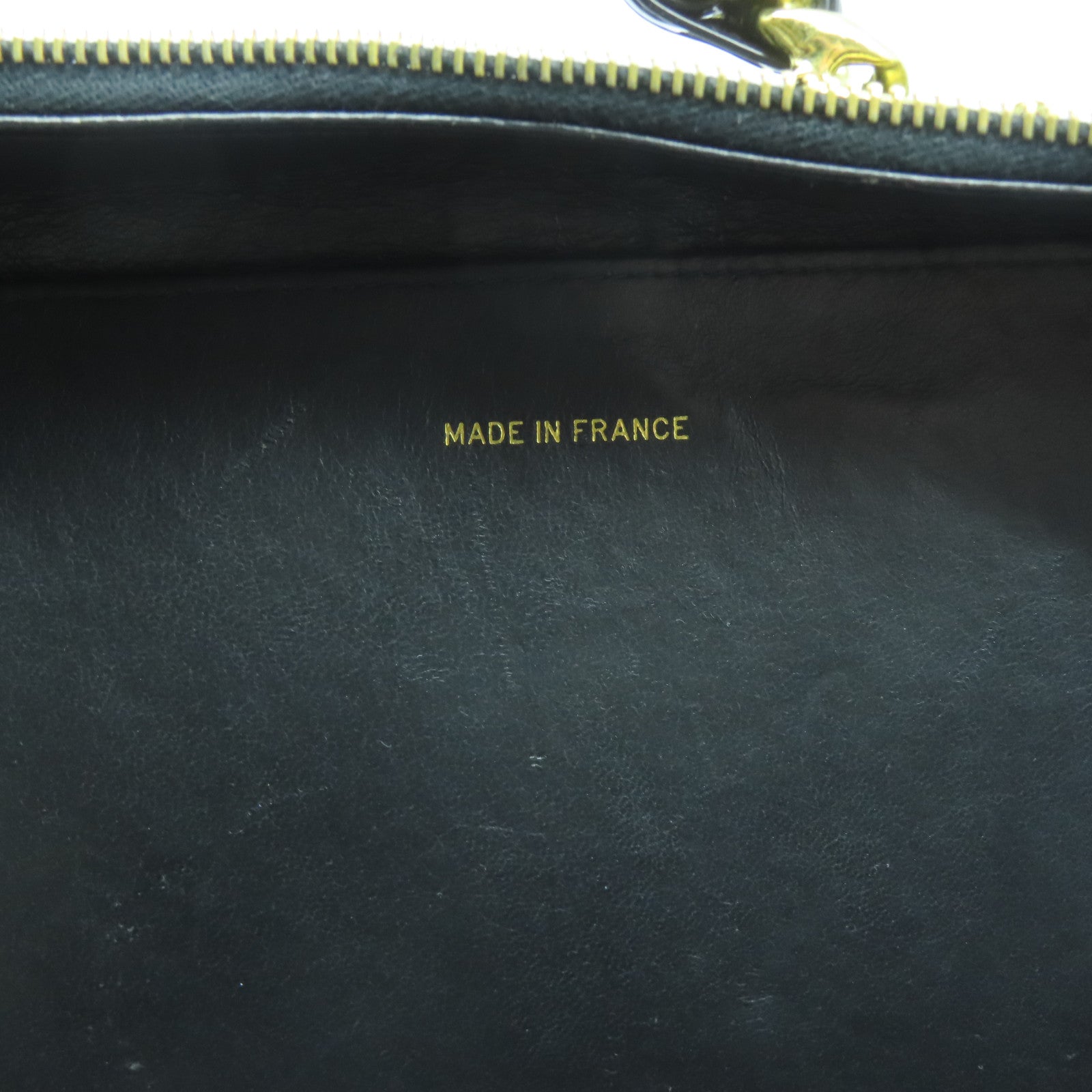 CHANEL 【激減優惠】菱格漆皮皮革Vintage Chain Shoulder金扣手挽肩背兩用袋黑色