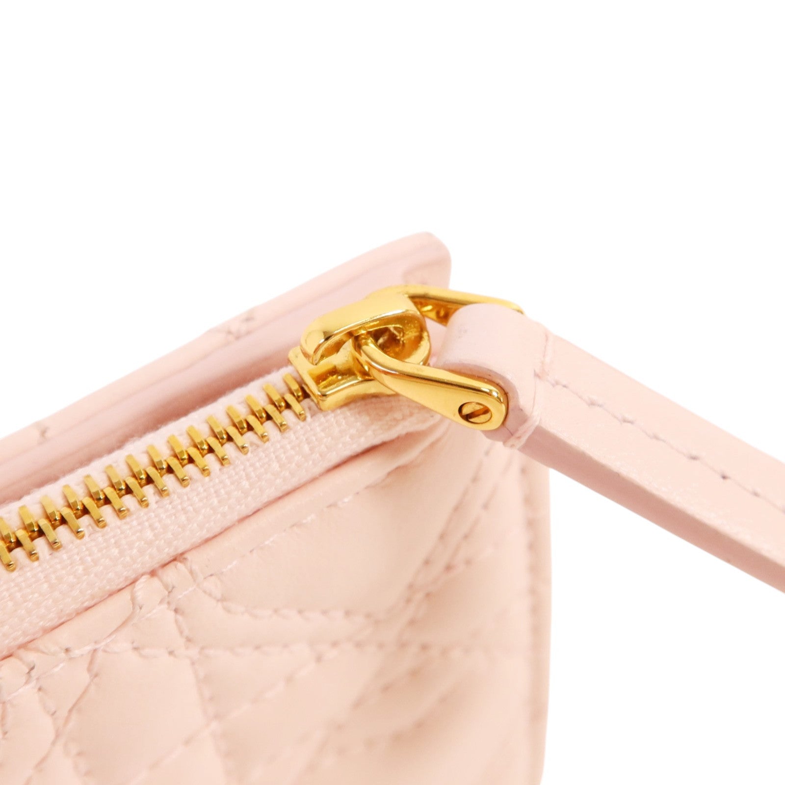 Dior 牛皮皮革Wallet金扣錢包