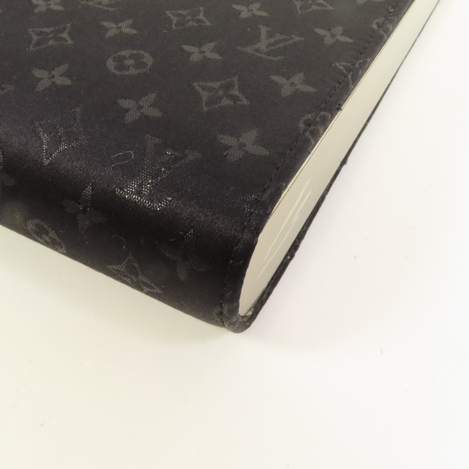 LOUIS VUITTON 【激減優惠】Monogram Satin Ange GM銀扣手挽袋