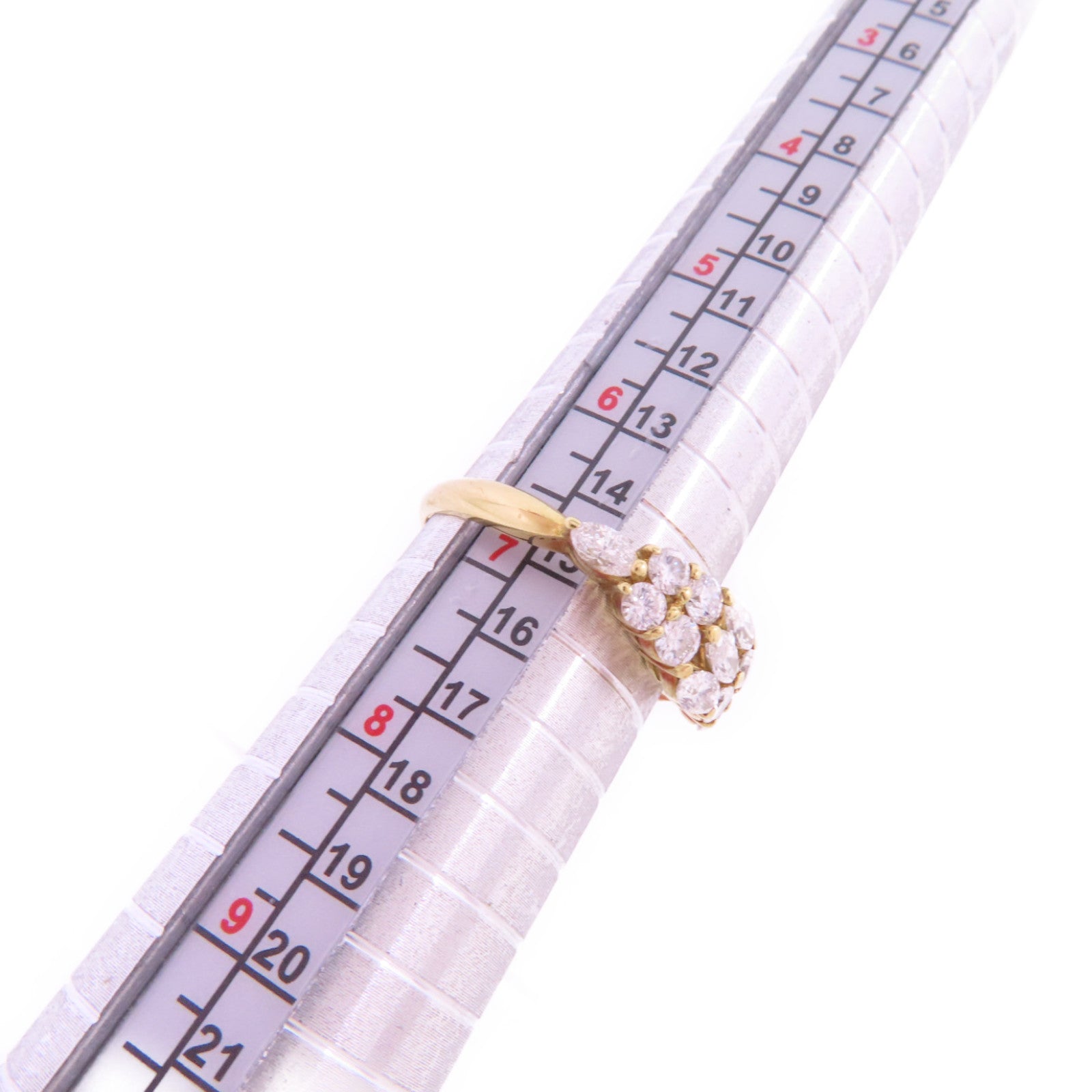 JEWELRY 18K黃金Diamond Ring鑽石戒指US#6.75