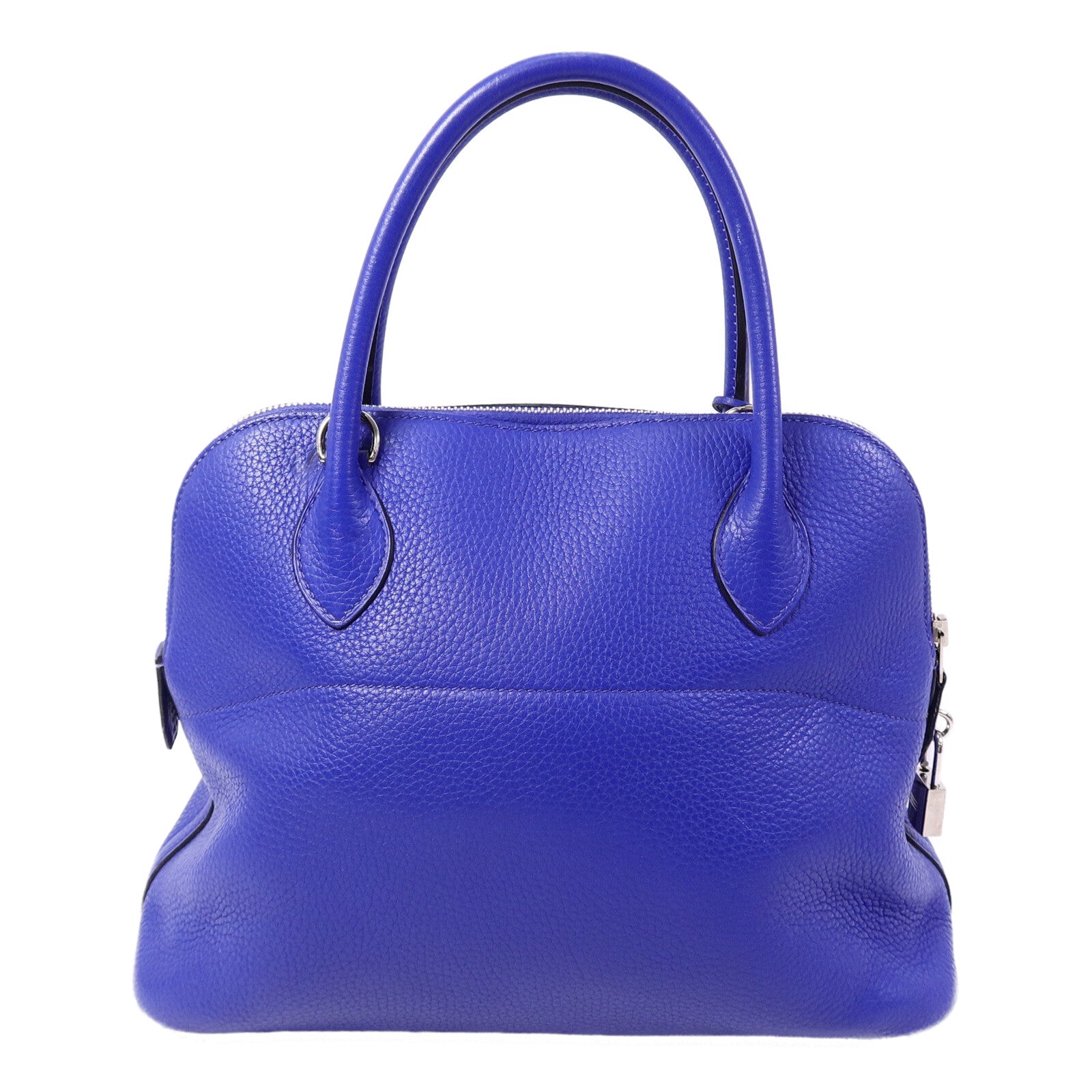 HERMES Togo皮革Bolide 31手挽肩背兩用袋Bleu Electrique