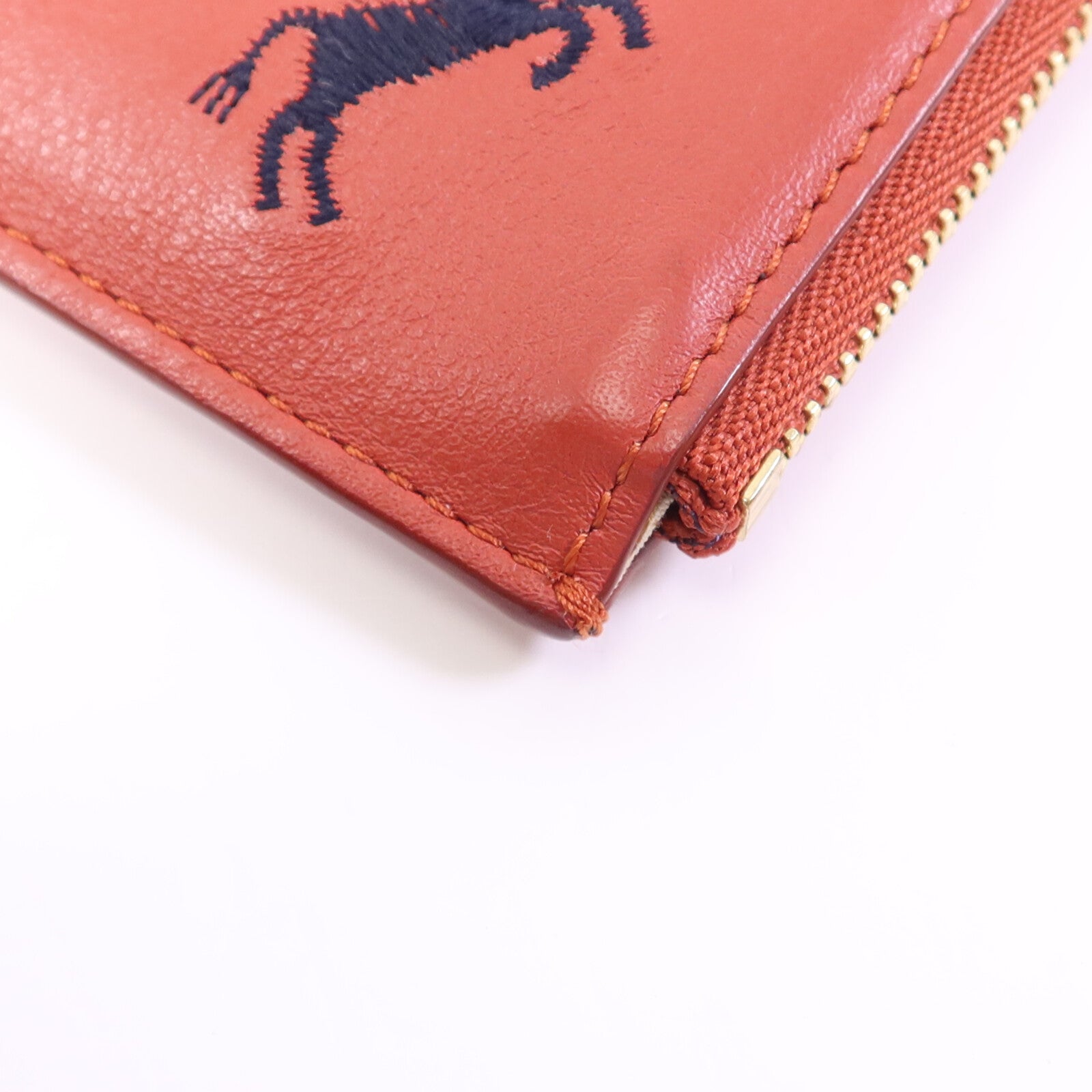 Chloe 牛皮皮革Card Case金扣卡片套