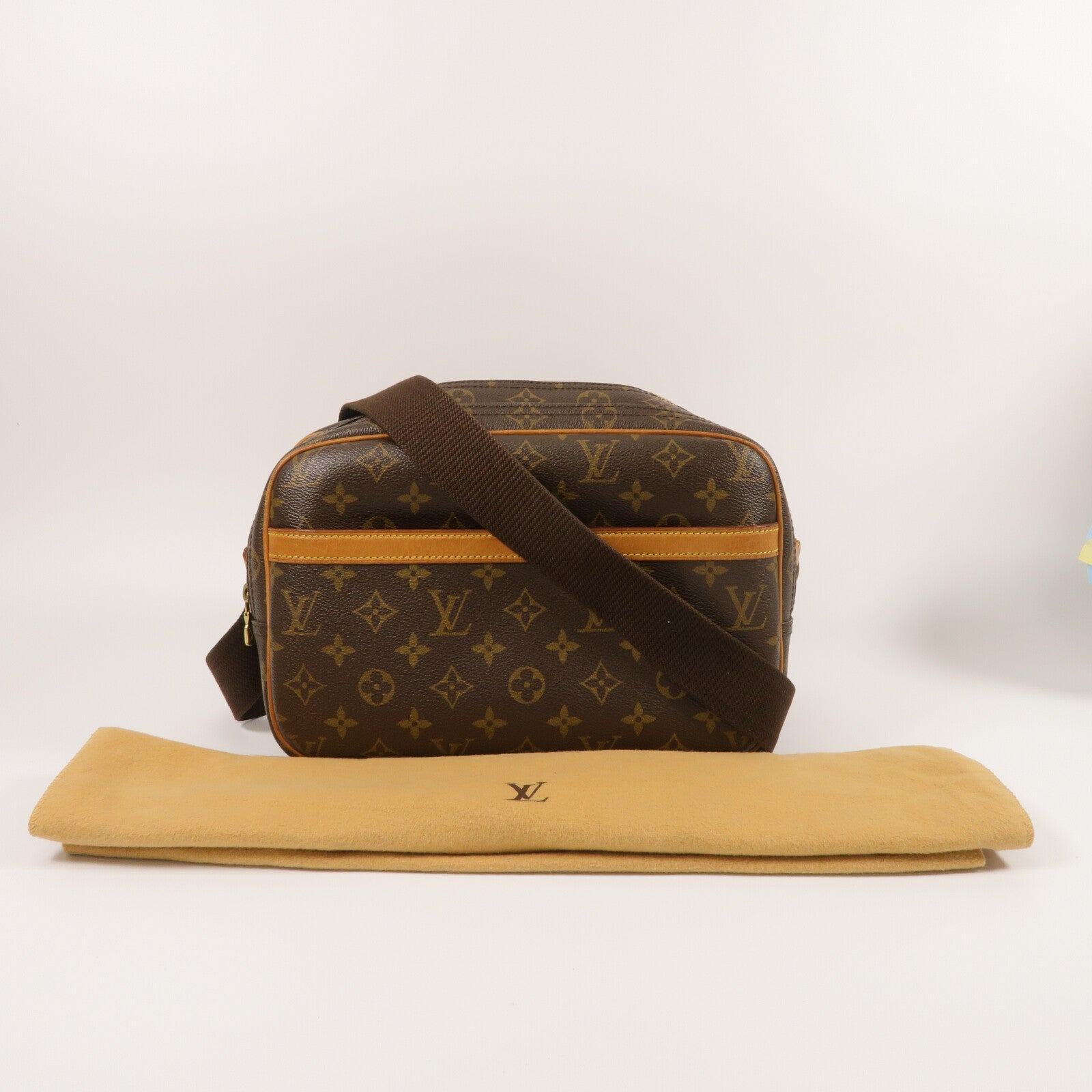 LOUIS VUITTON Monogram Reporter PM肩背袋