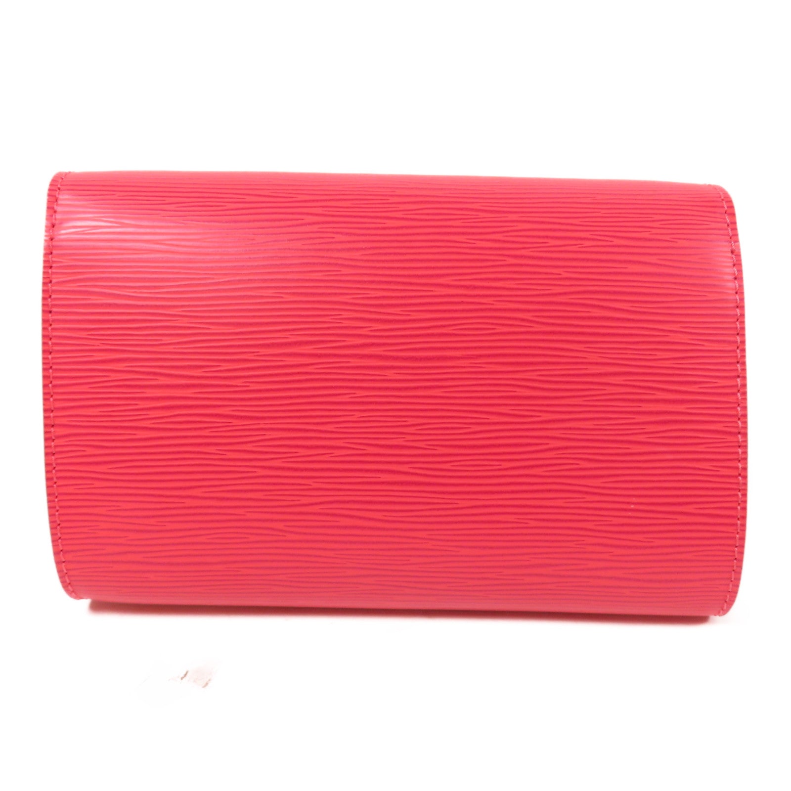 LOUIS VUITTON Epi Louise PM銀扣肩背袋粉紅色