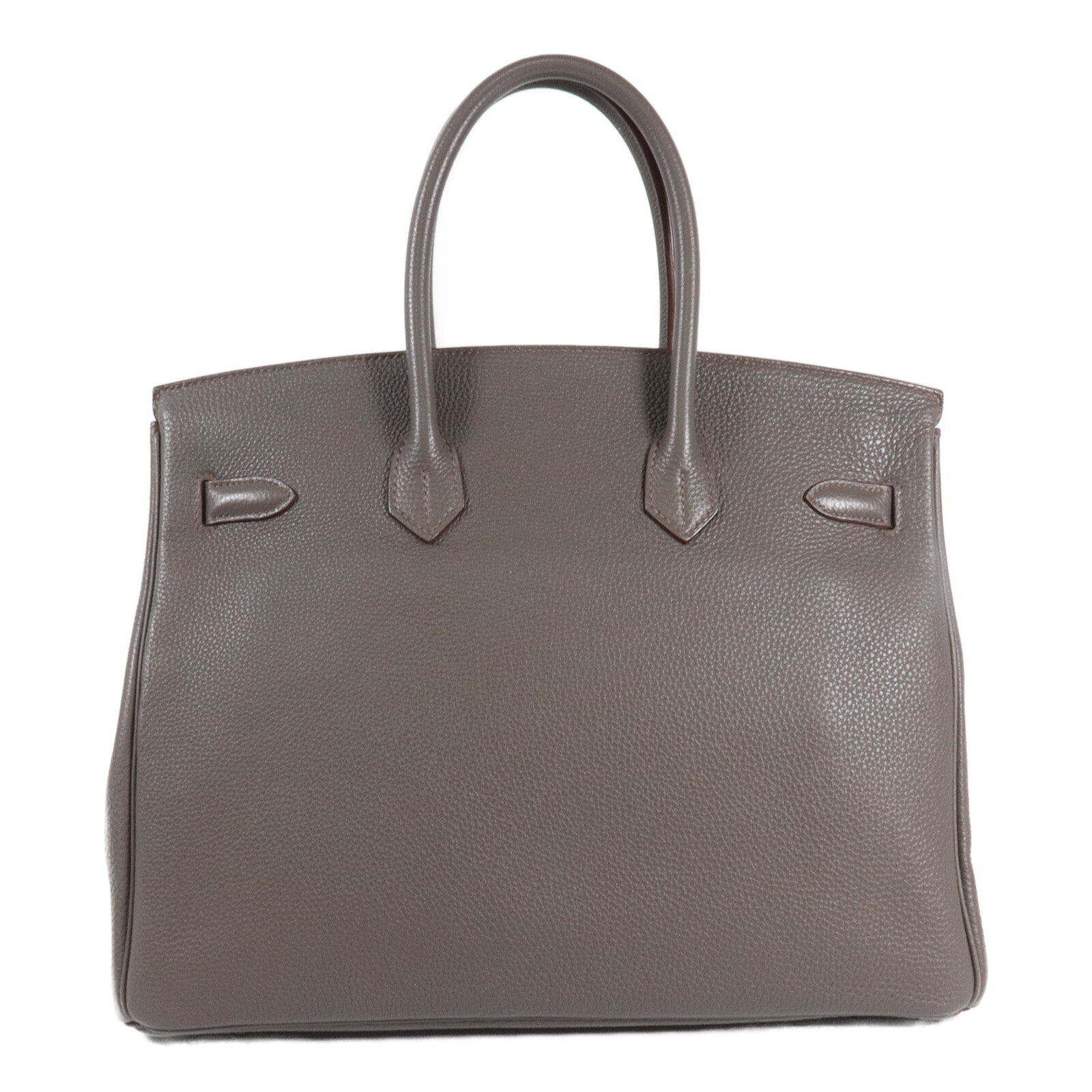 HERMES Togo皮革Birkin 35手挽袋Etain