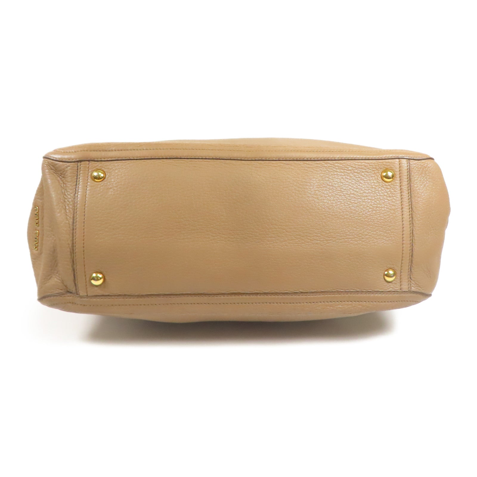 Miu Miu 牛皮皮革Shoulder Bag金扣肩背袋