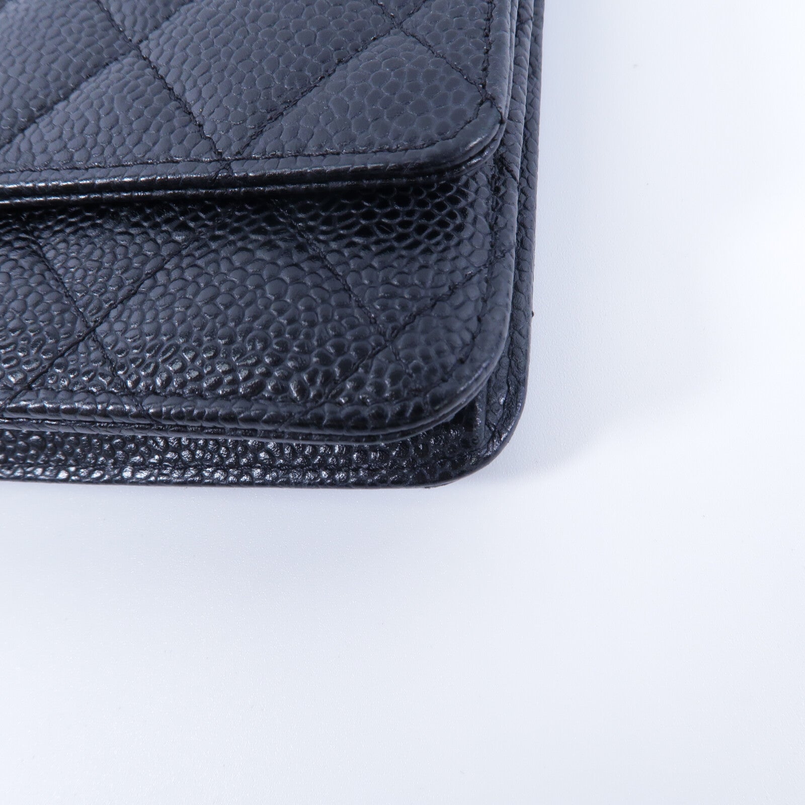CHANEL 牛皮皮革WOC Wallet On Chain鏈帶肩背袋