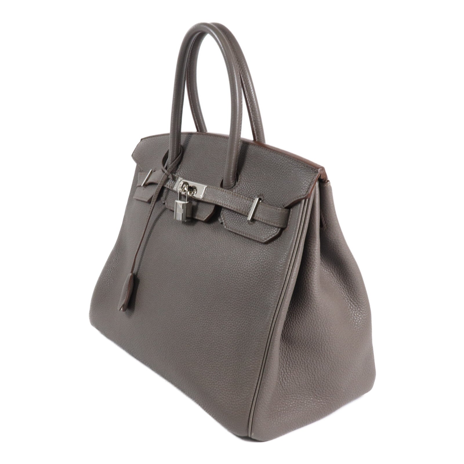 HERMES Togo皮革Birkin 35手挽袋Etain