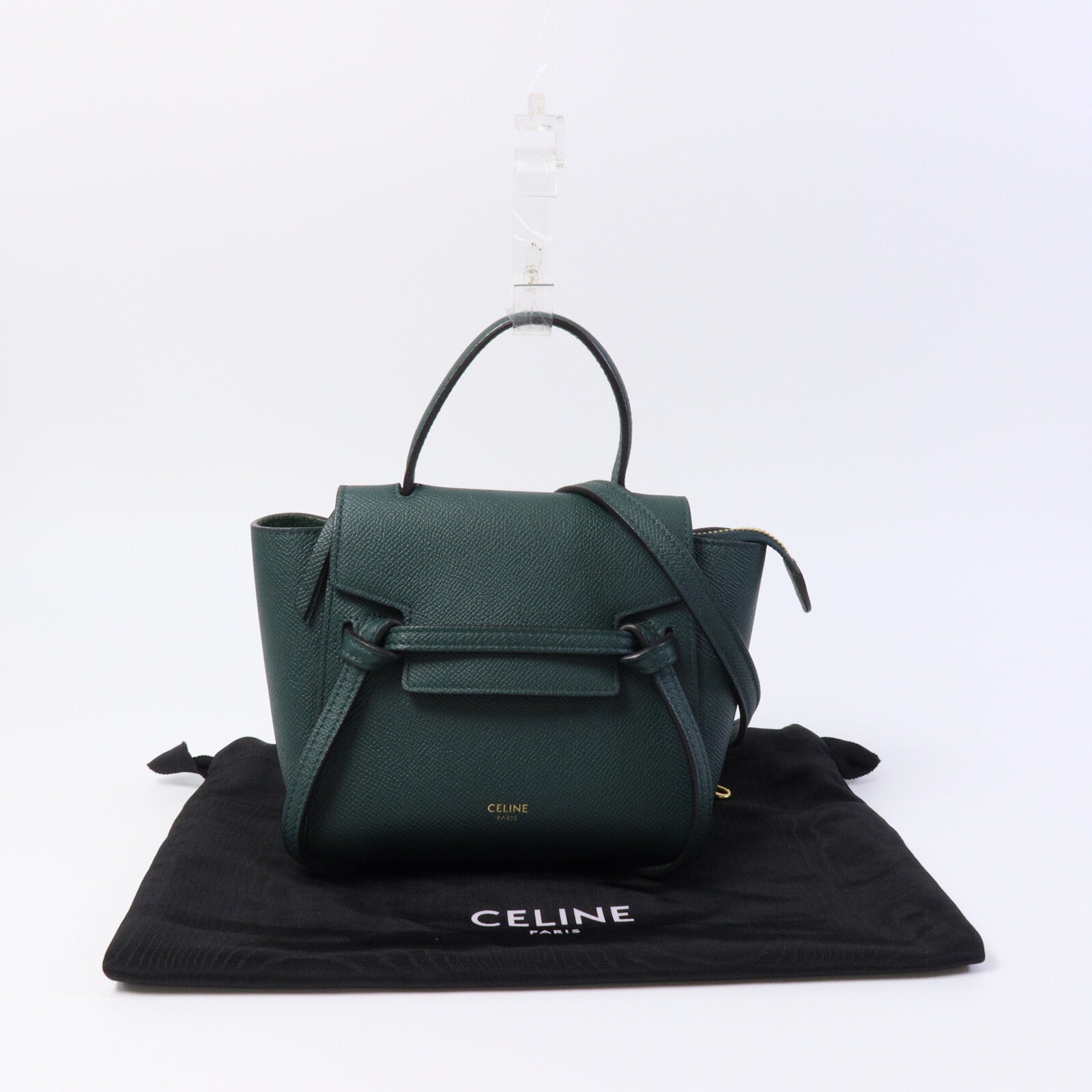CELINE 牛皮皮革Mirco Belt Bag手挽肩背兩用袋