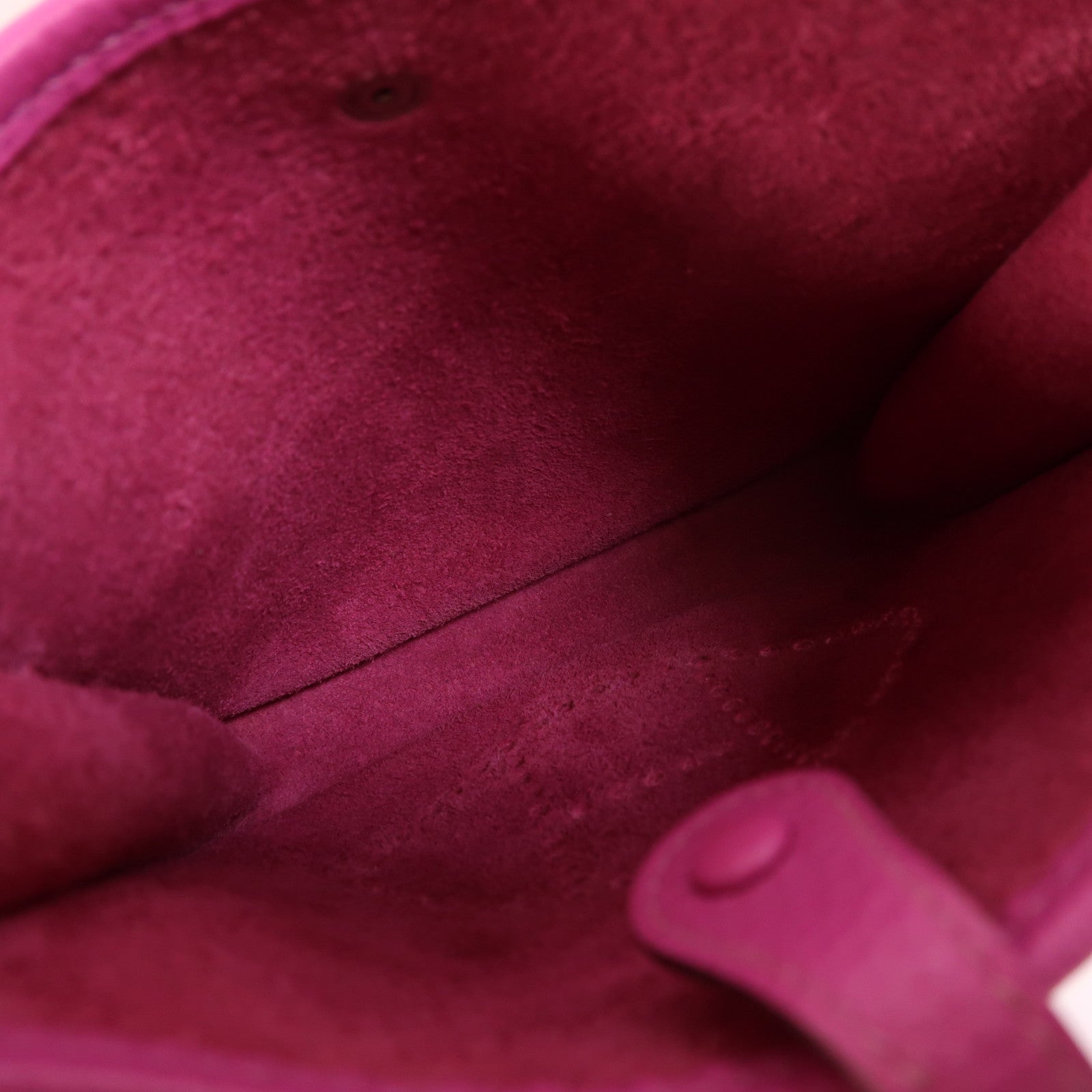 HERMES Clemence皮革Evelyne TPM銀扣肩背袋Magnolia