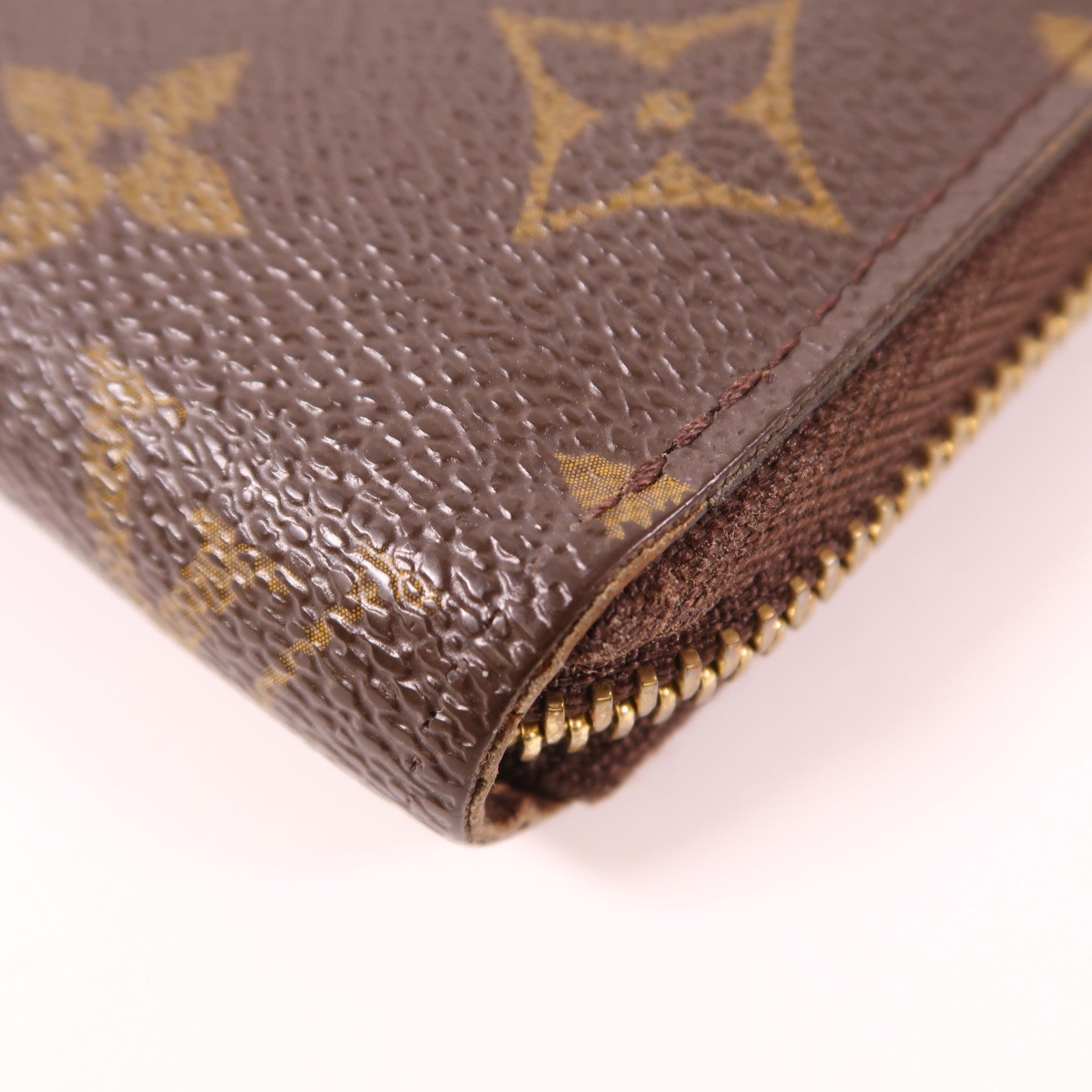 LOUIS VUITTON Monogram Zipper Long Wallet金扣長錢包