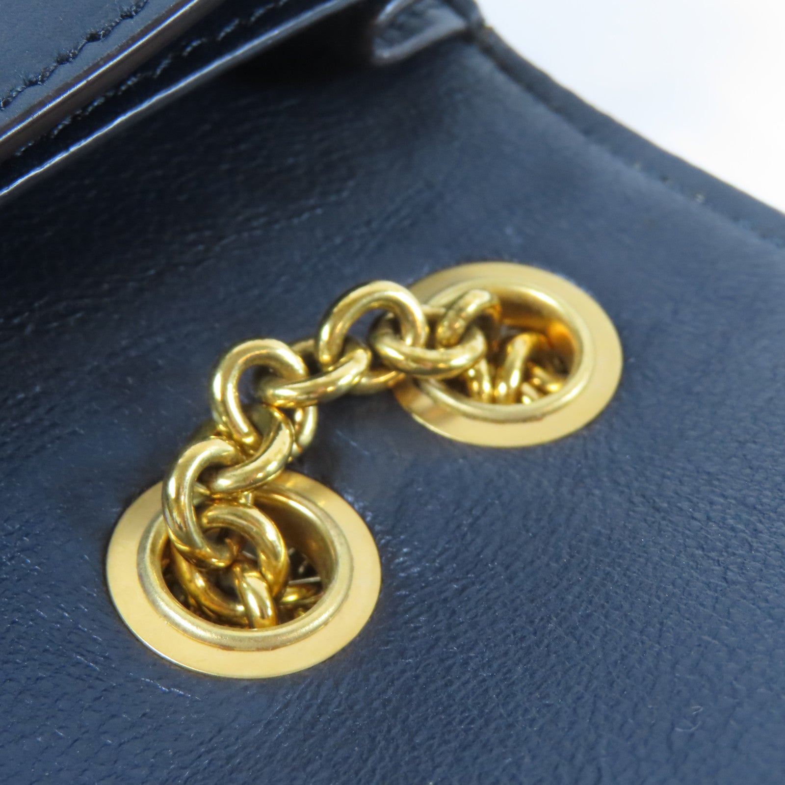 CELINE 【激減優惠】牛皮皮革Envelope金扣鏈帶肩背袋綠色/黑色/紅色