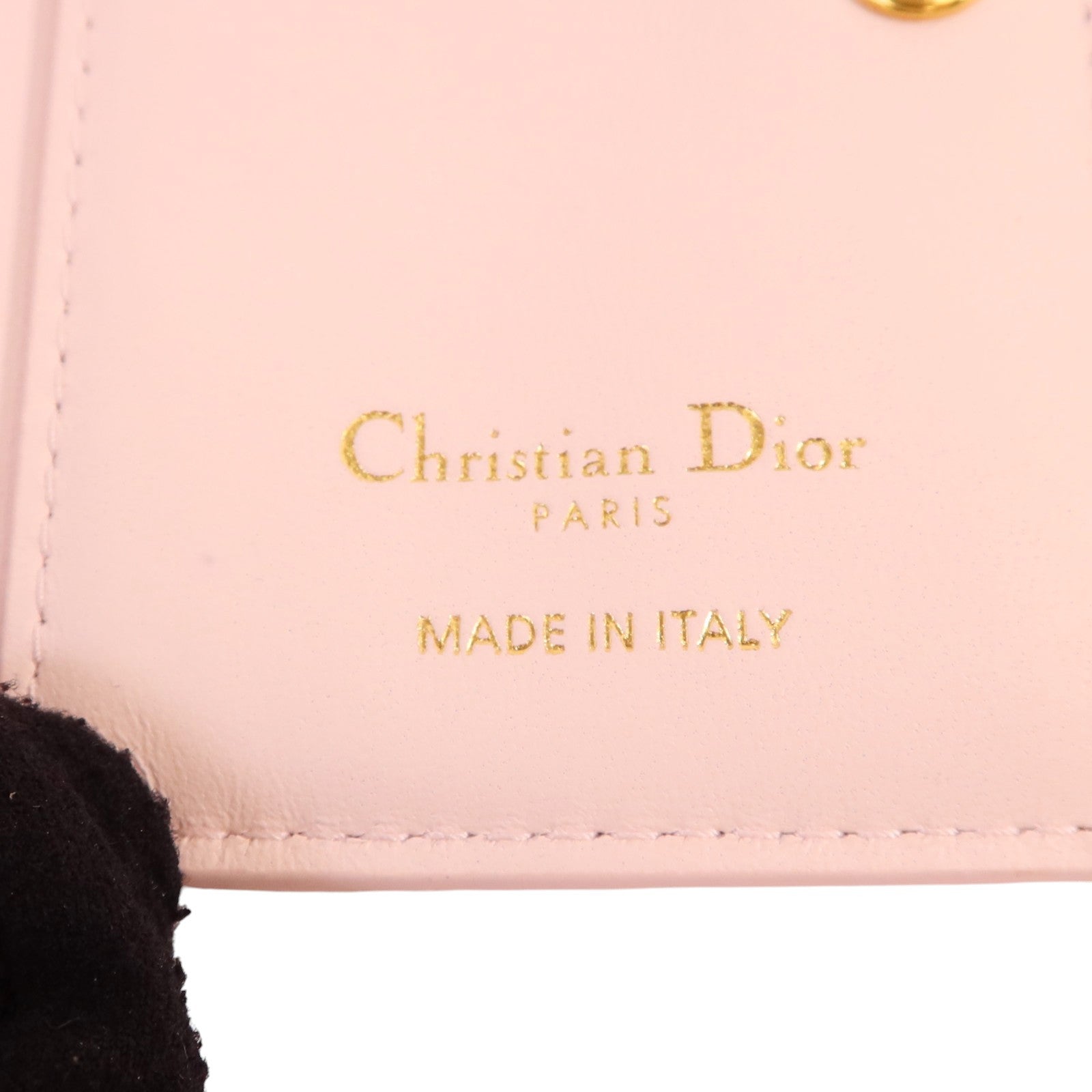 Dior 牛皮皮革Wallet金扣錢包