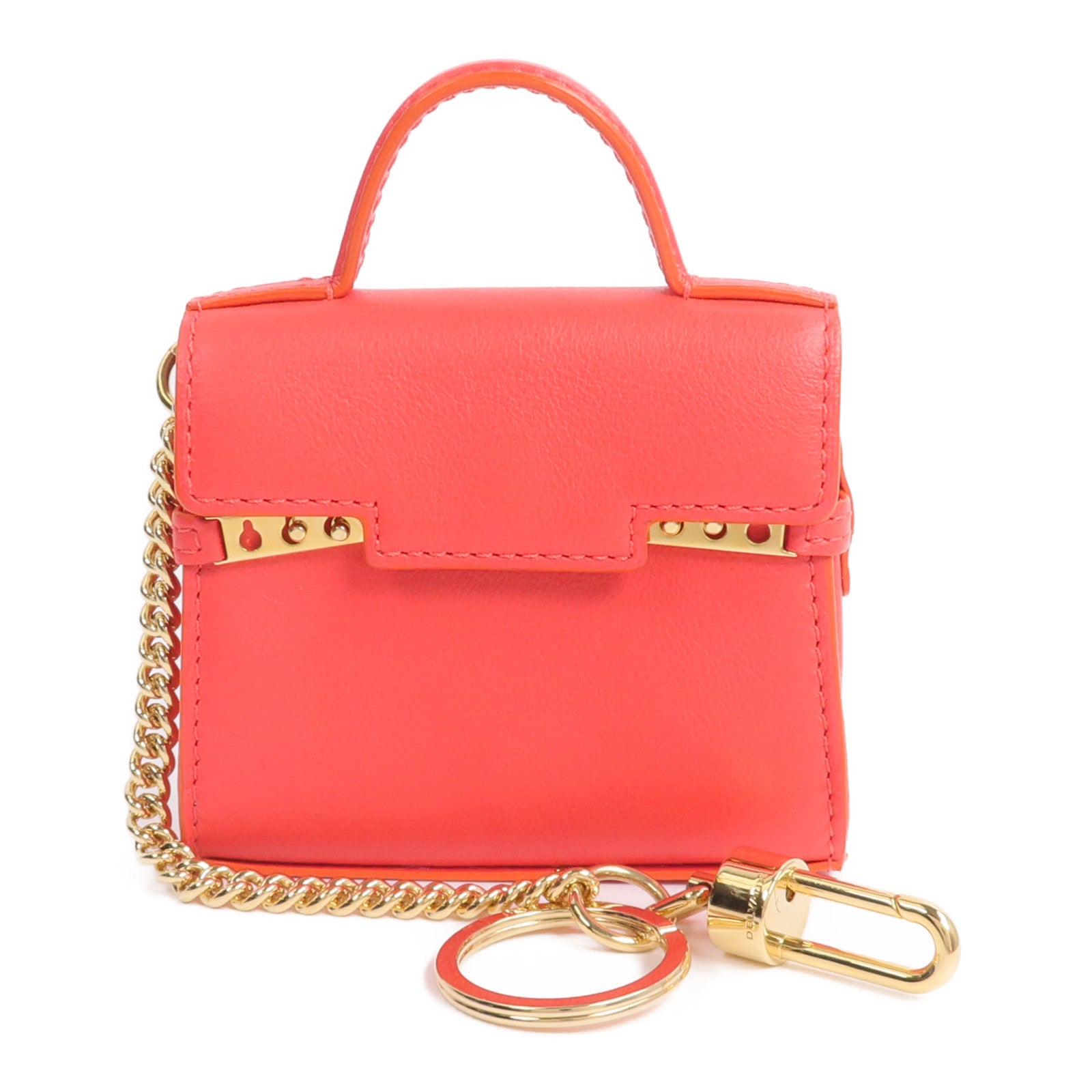 Delvaux 牛皮皮革Tempete Bag Charm掛飾