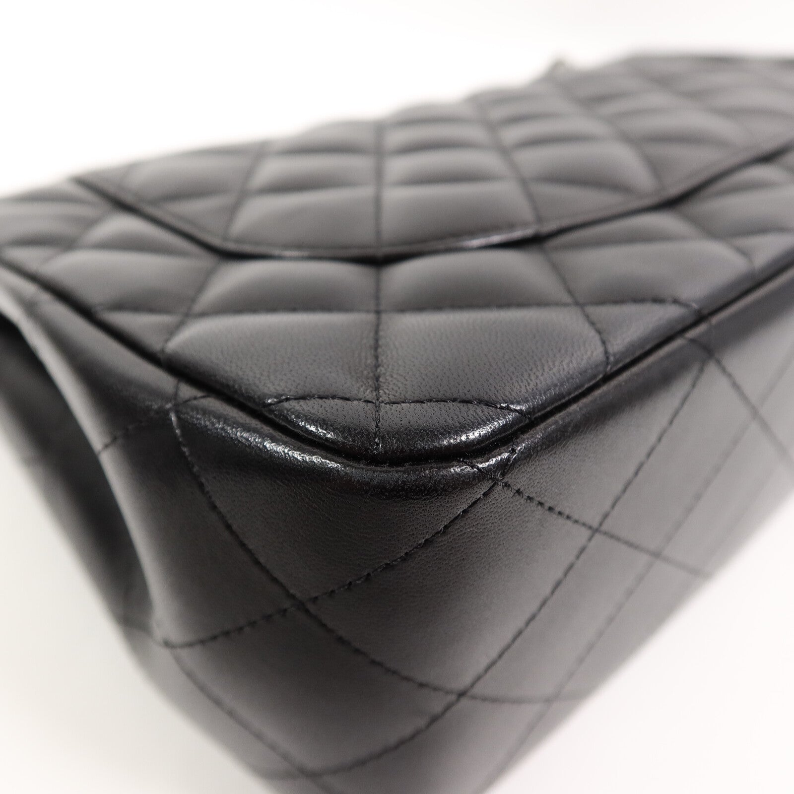 CHANEL 羊皮皮革Large Classic鏈帶肩背袋