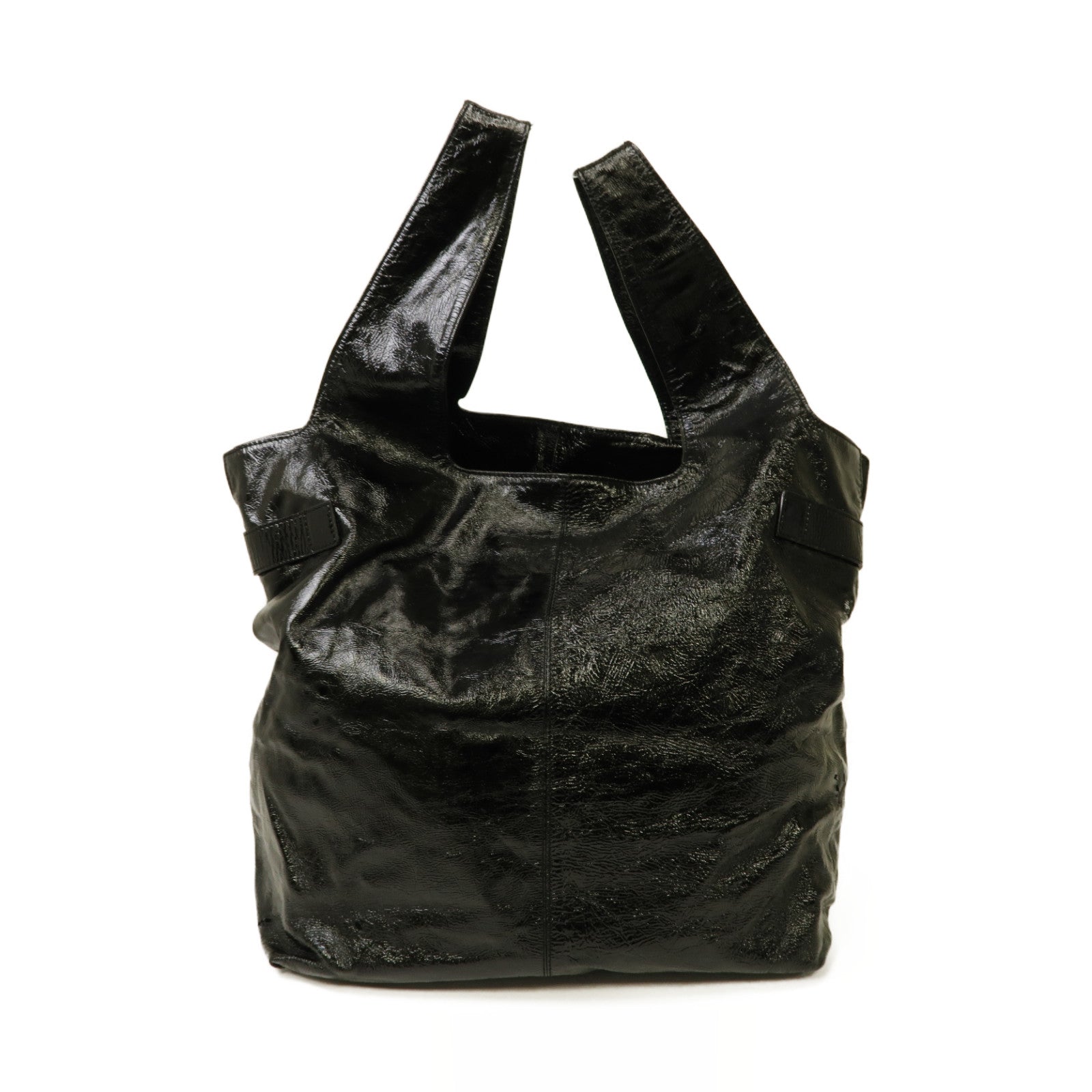 GIVENCHY 【激減優惠】塗層帆布 2 Way Bag 銀扣手挽肩背兩用袋黑色