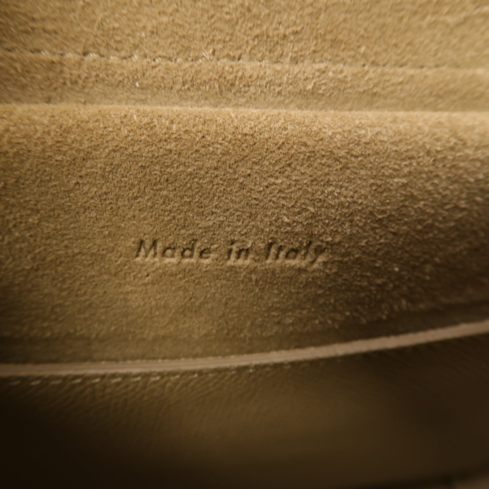 CELINE 牛皮皮革Micro Belt Bag金扣手挽肩背兩用袋米色