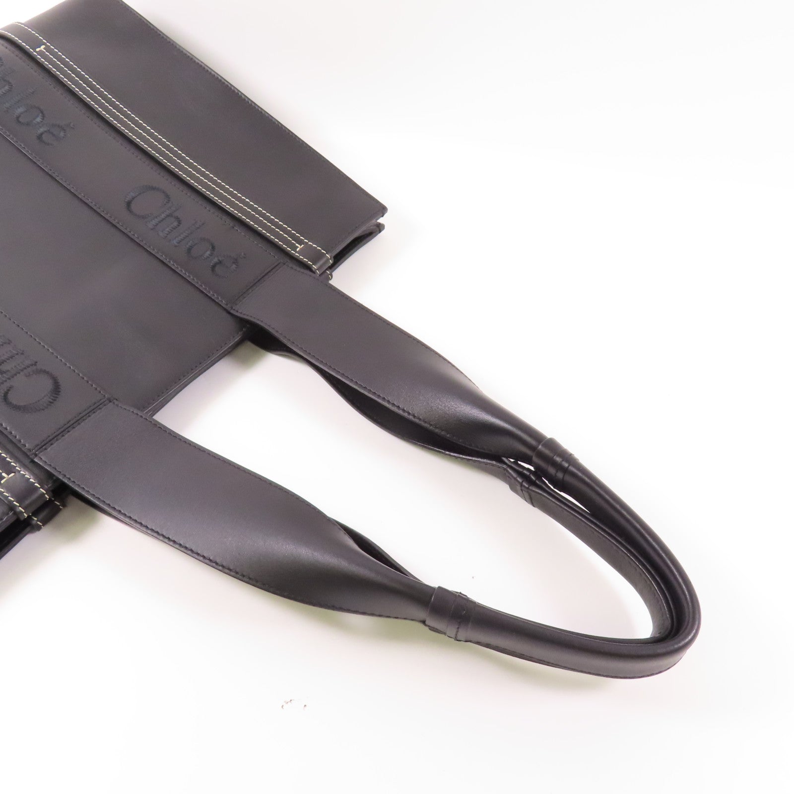 Chloe 【激減優惠】牛皮皮革Medium Woody Tote肩背袋/手挽袋