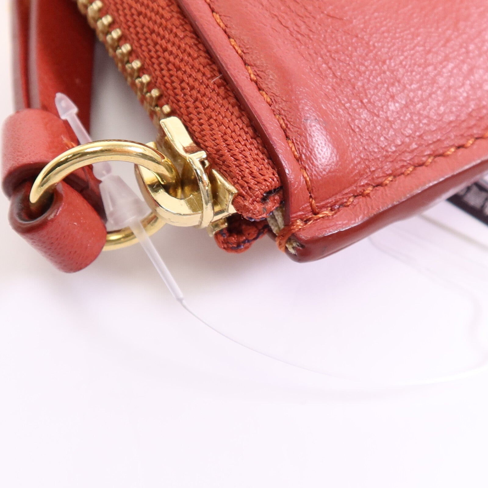 Chloe 牛皮皮革Card Case金扣卡片套