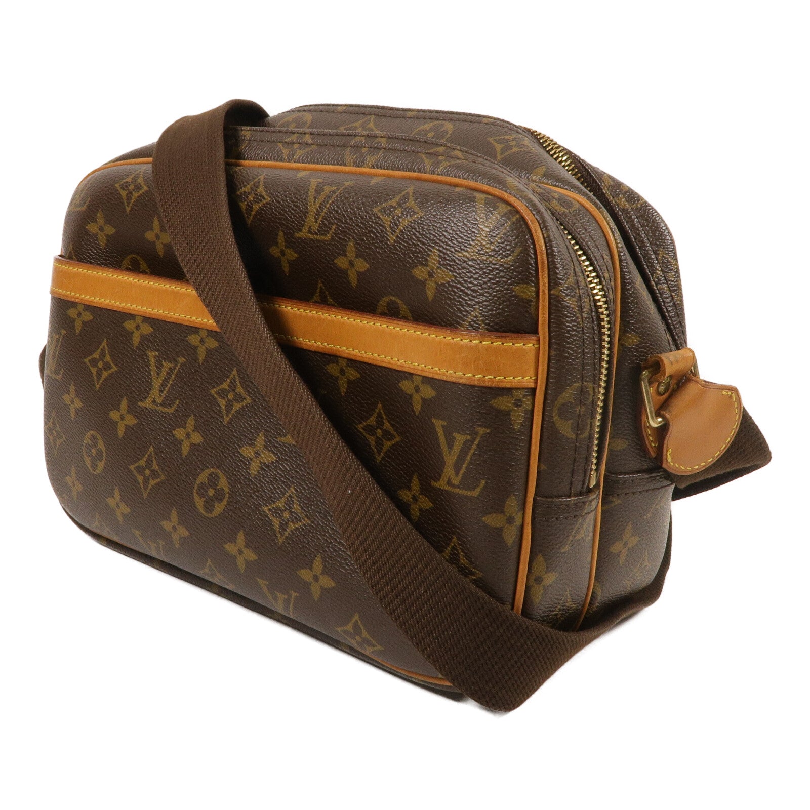 LOUIS VUITTON Monogram Reporter PM肩背袋