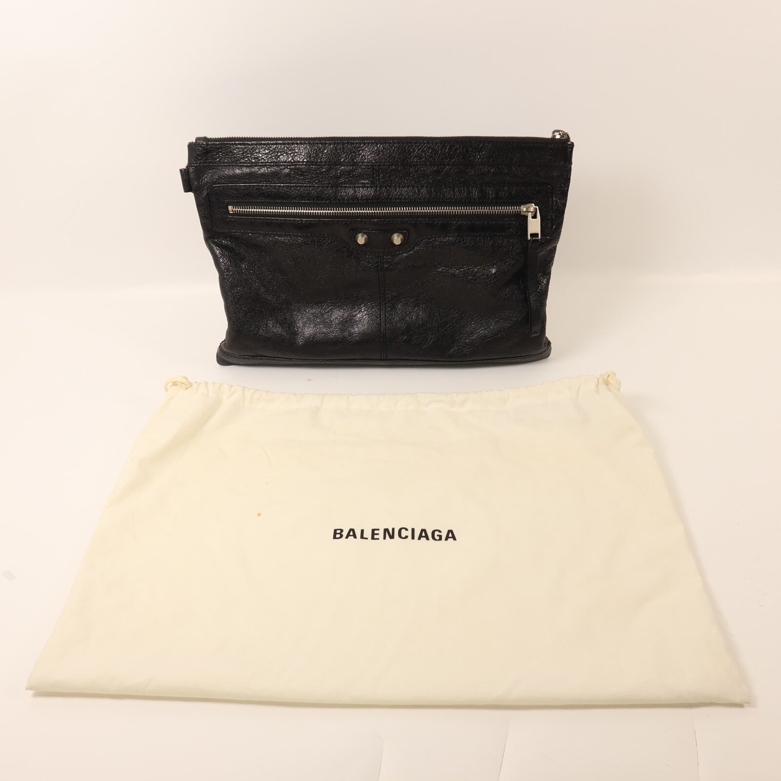 BALENCIAGA 牛皮皮革Classic City Pouch手拿包